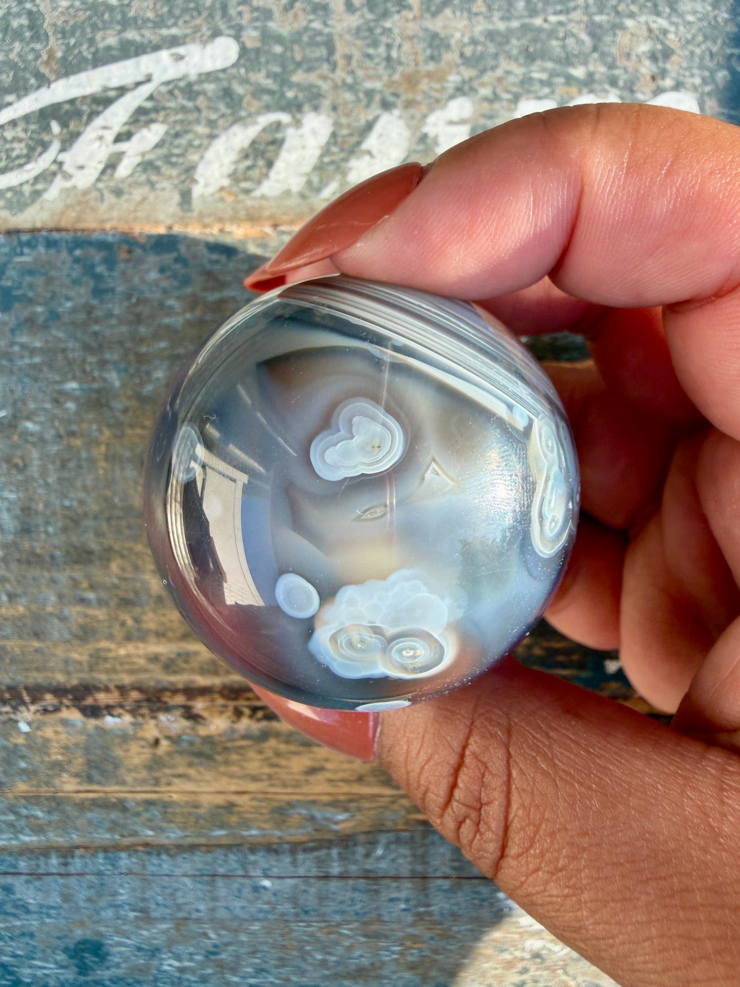 Gorgeous Swazi Agate Sphere | Opt 57