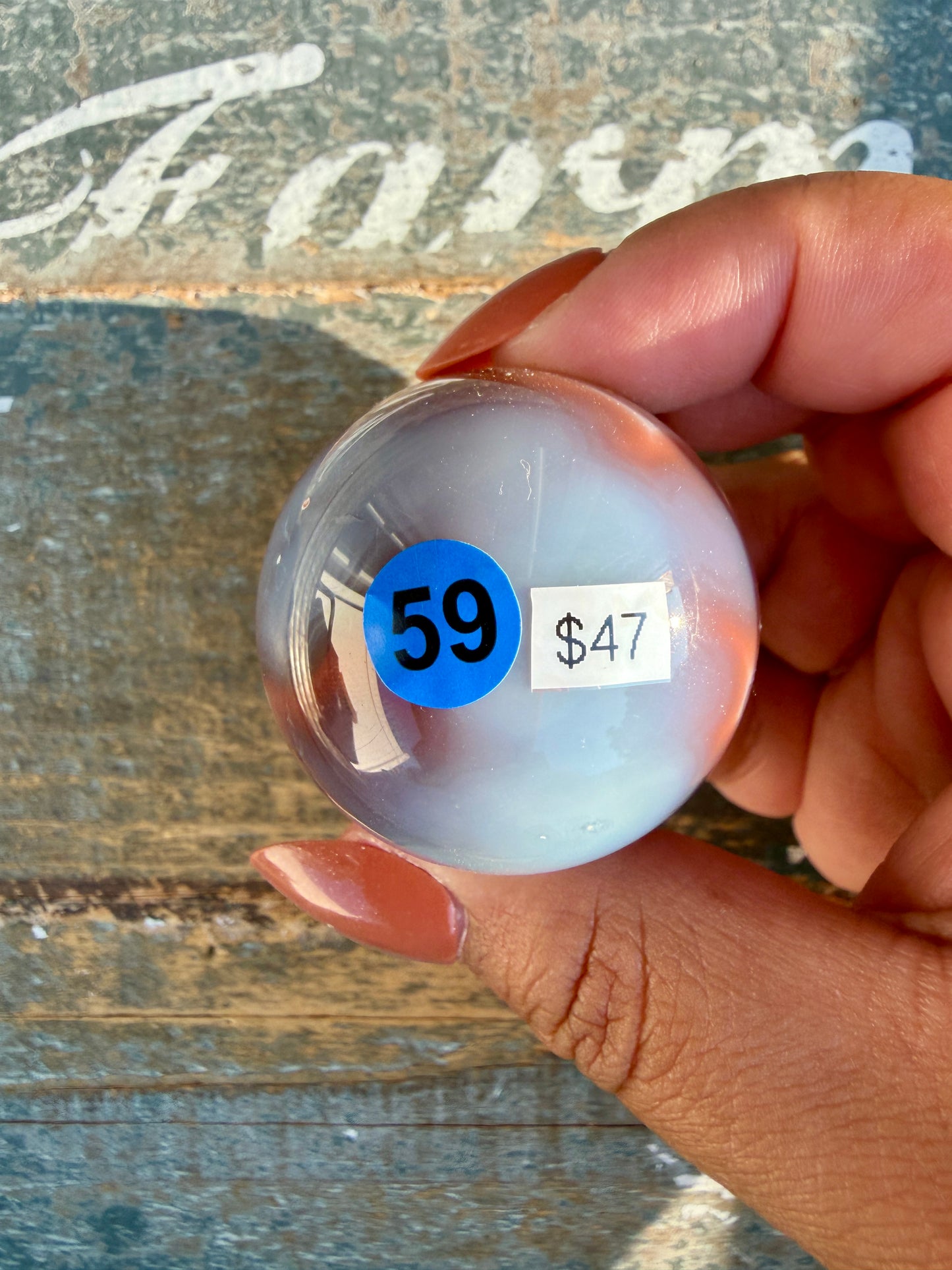 Gorgeous Swazi Agate Sphere | Opt 59