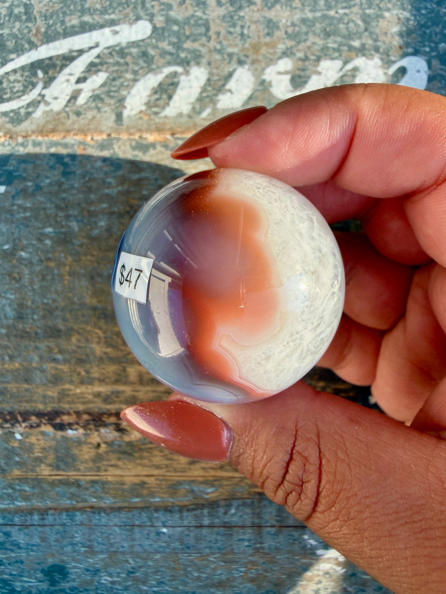 Gorgeous Swazi Agate Sphere | Opt 59