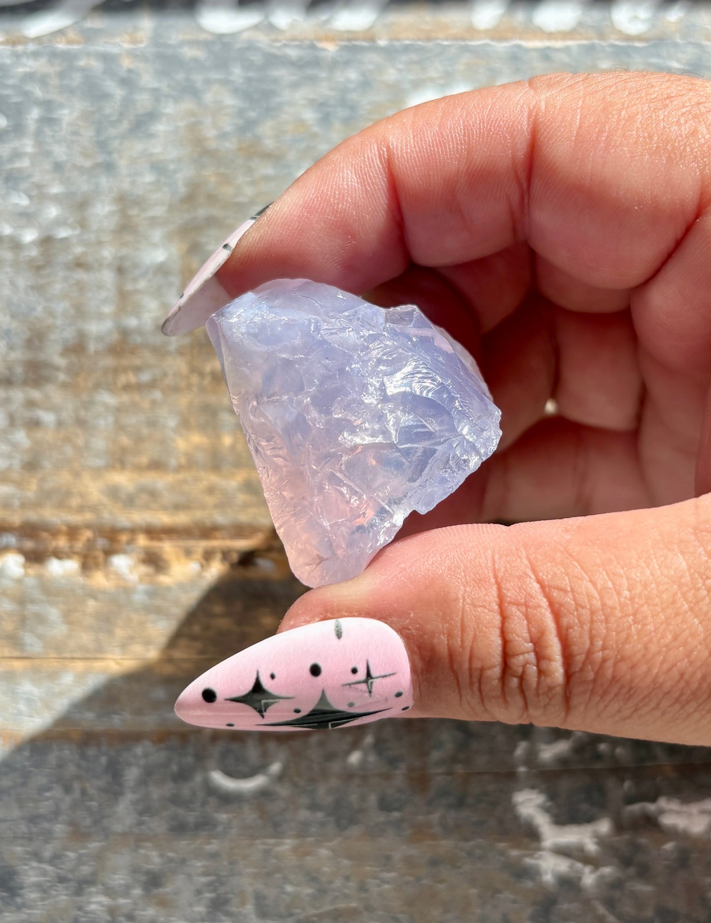 Gorgeous Raw Lavender Moon Quartz (Color Enhanced) from Brazil *Tucson Exclusive*