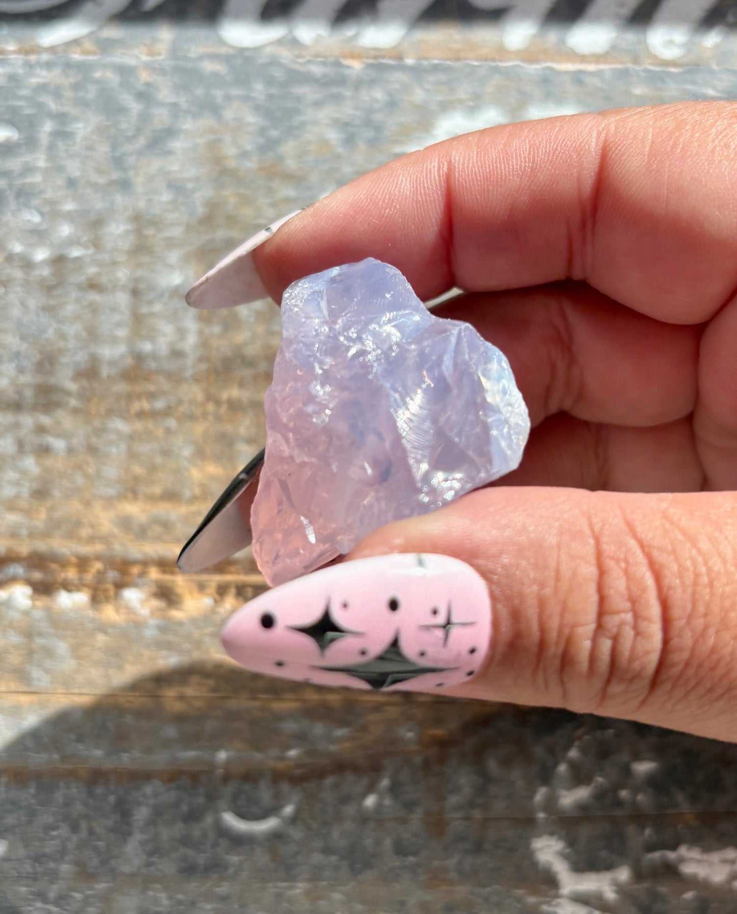 Gorgeous Raw Lavender Moon Quartz (Color Enhanced) from Brazil *Tucson Exclusive*