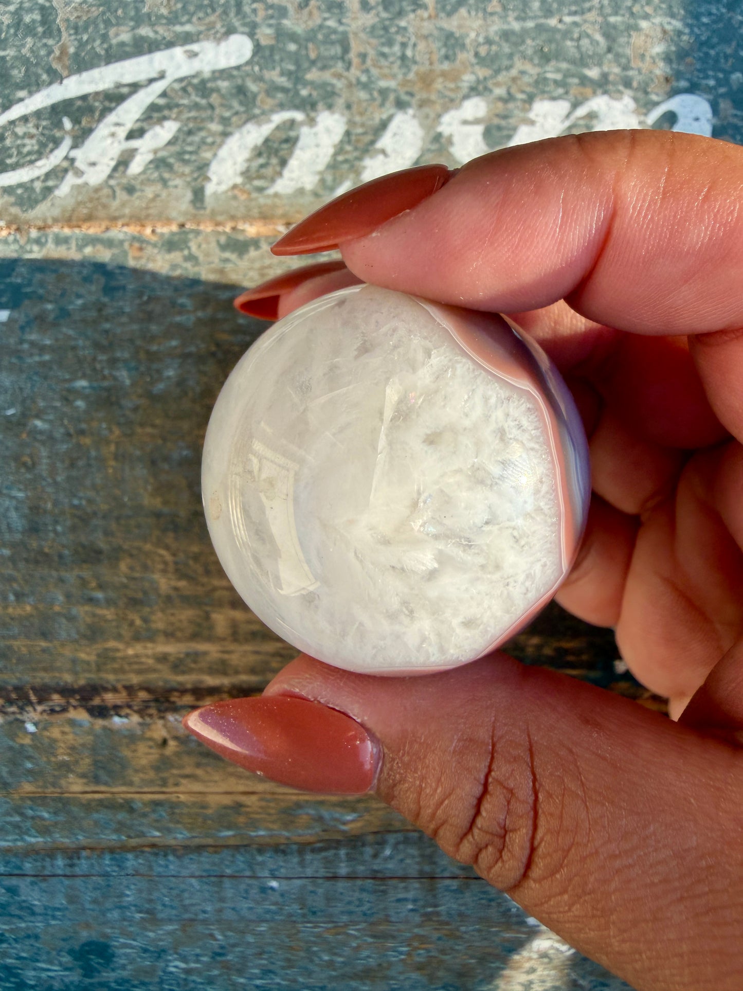 Gorgeous Swazi Agate Sphere | Opt 59