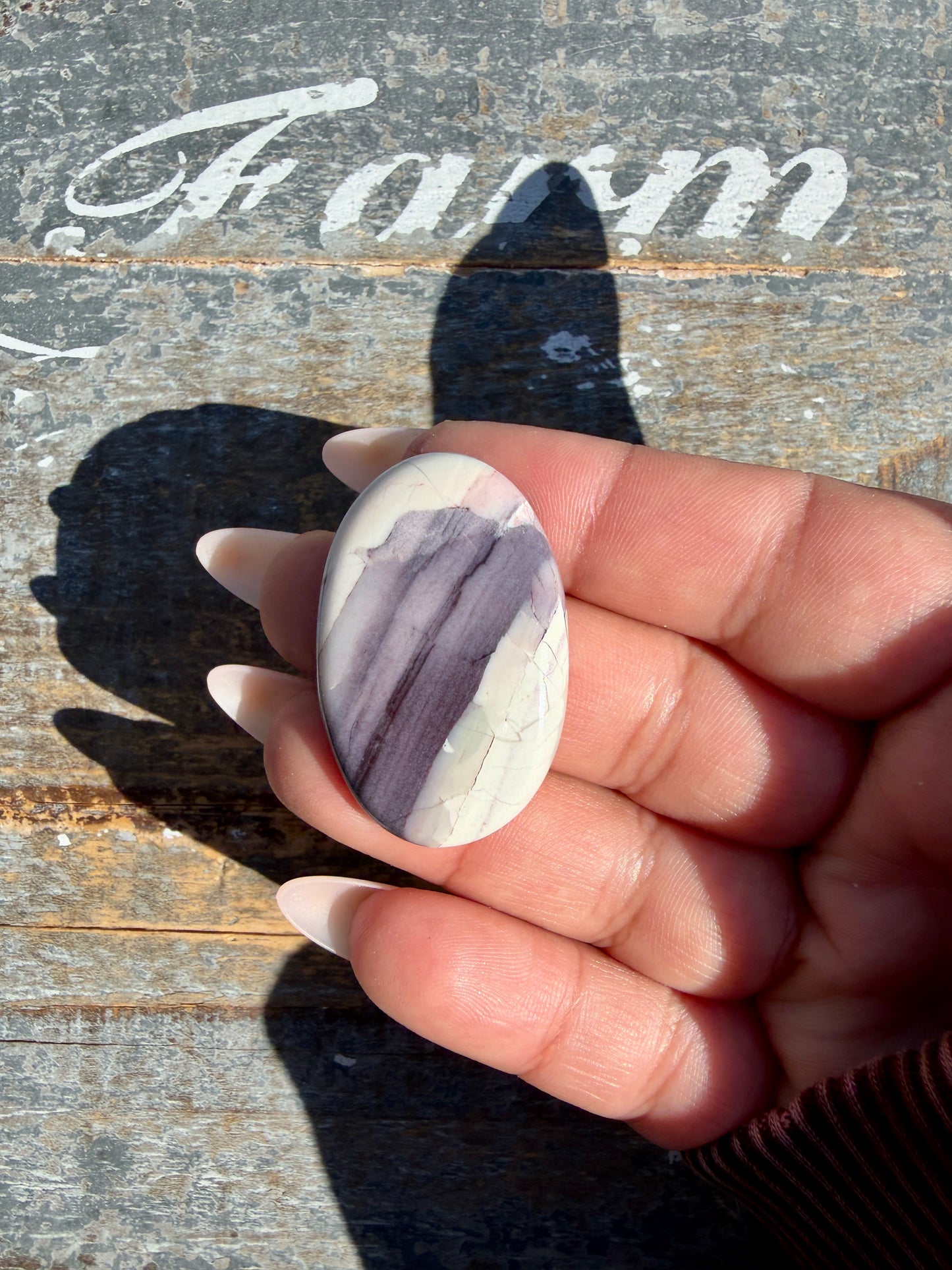 Hyacinth Jasper Cab - only one