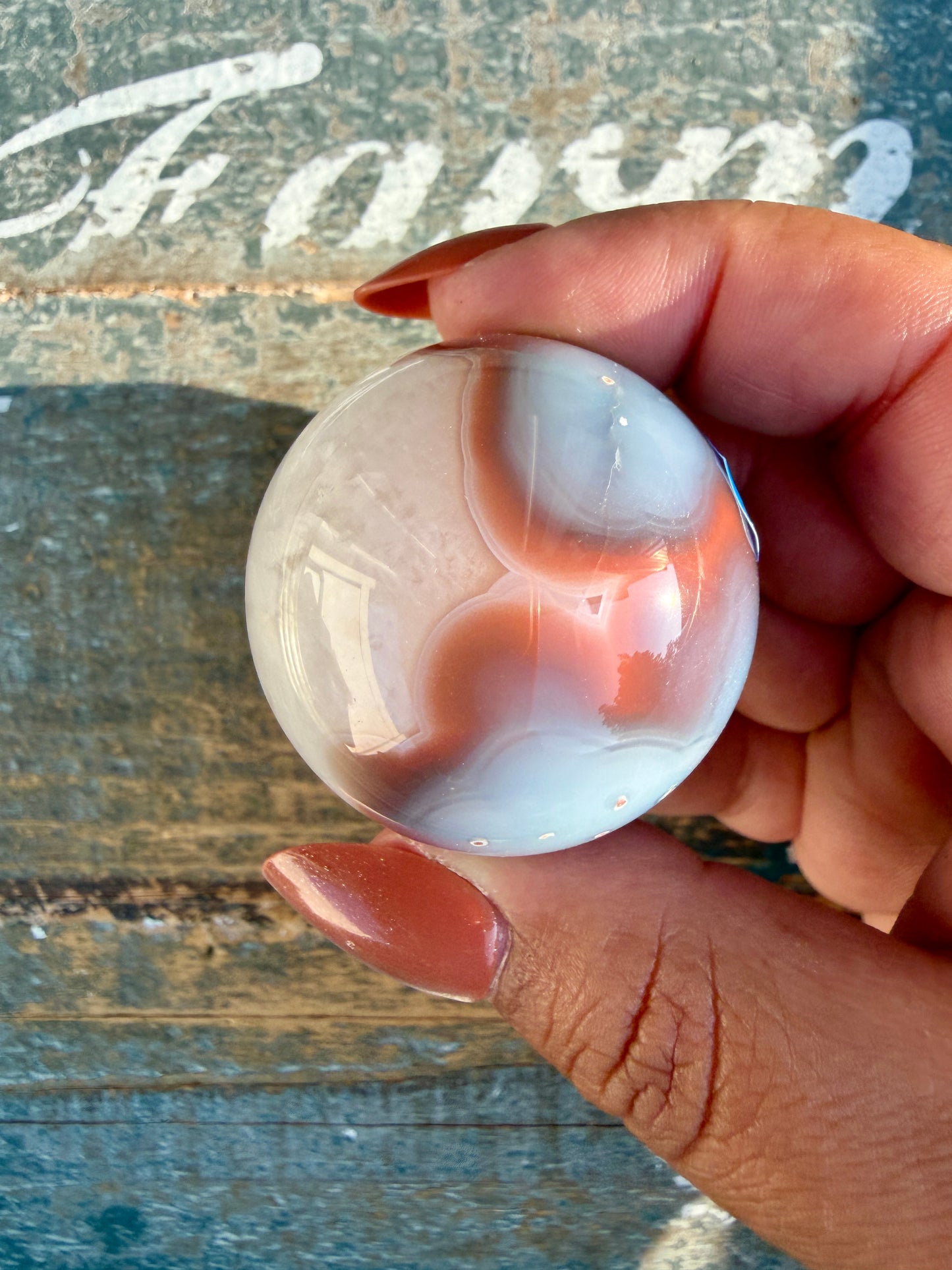 Gorgeous Swazi Agate Sphere | Opt 59