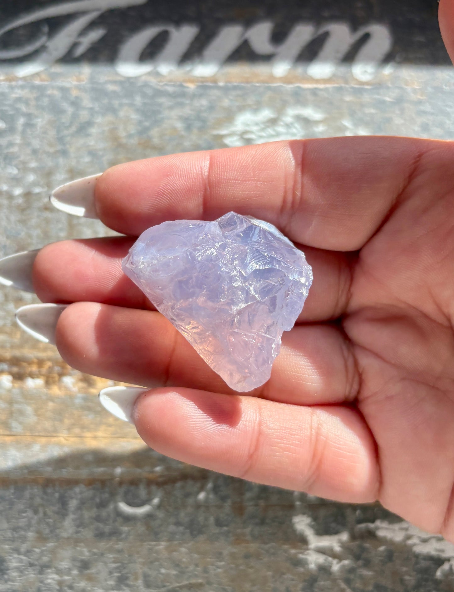 Gorgeous Raw Lavender Moon Quartz (Color Enhanced) from Brazil *Tucson Exclusive*