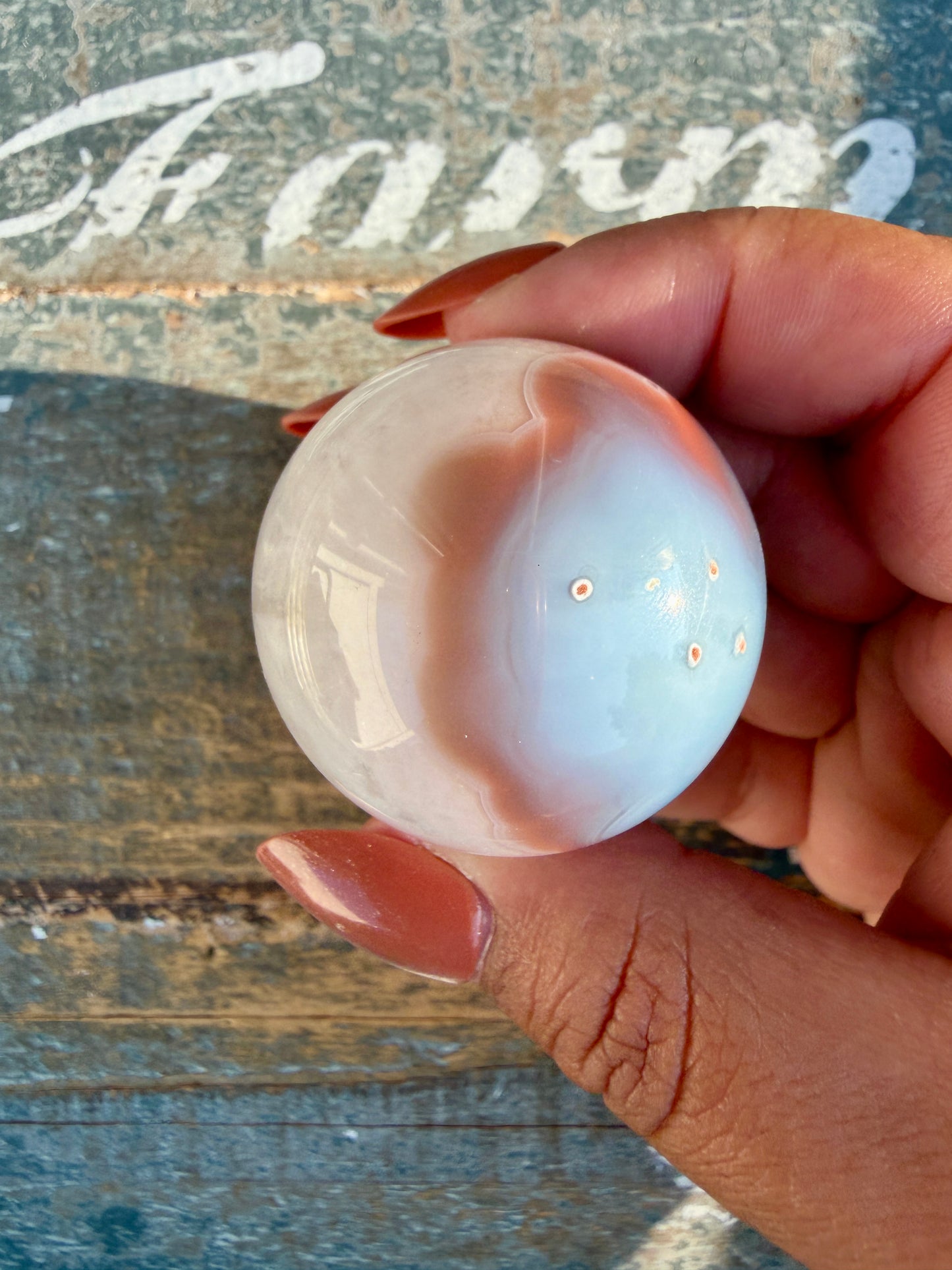 Gorgeous Swazi Agate Sphere | Opt 59