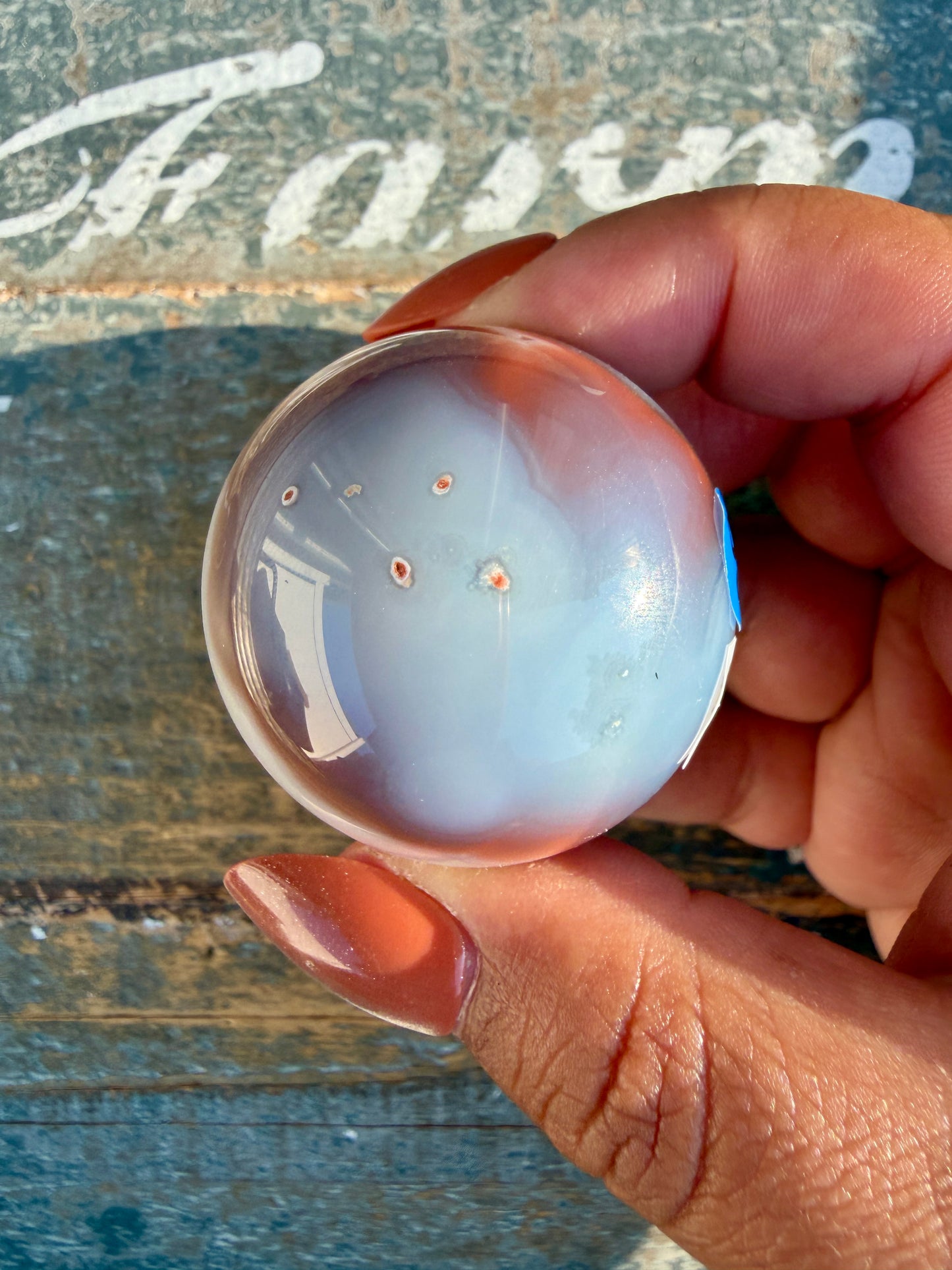 Gorgeous Swazi Agate Sphere | Opt 59