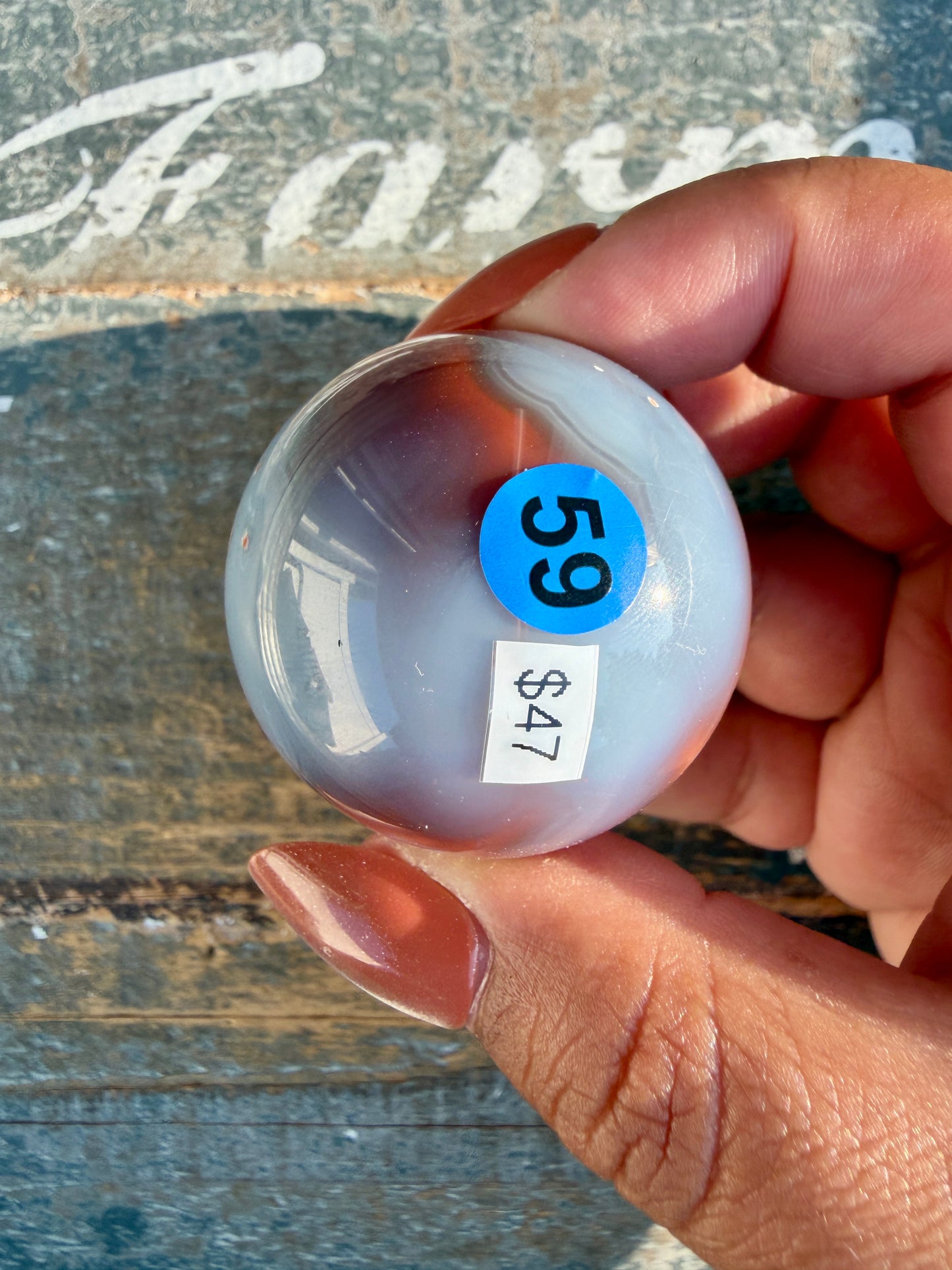 Gorgeous Swazi Agate Sphere | Opt 59