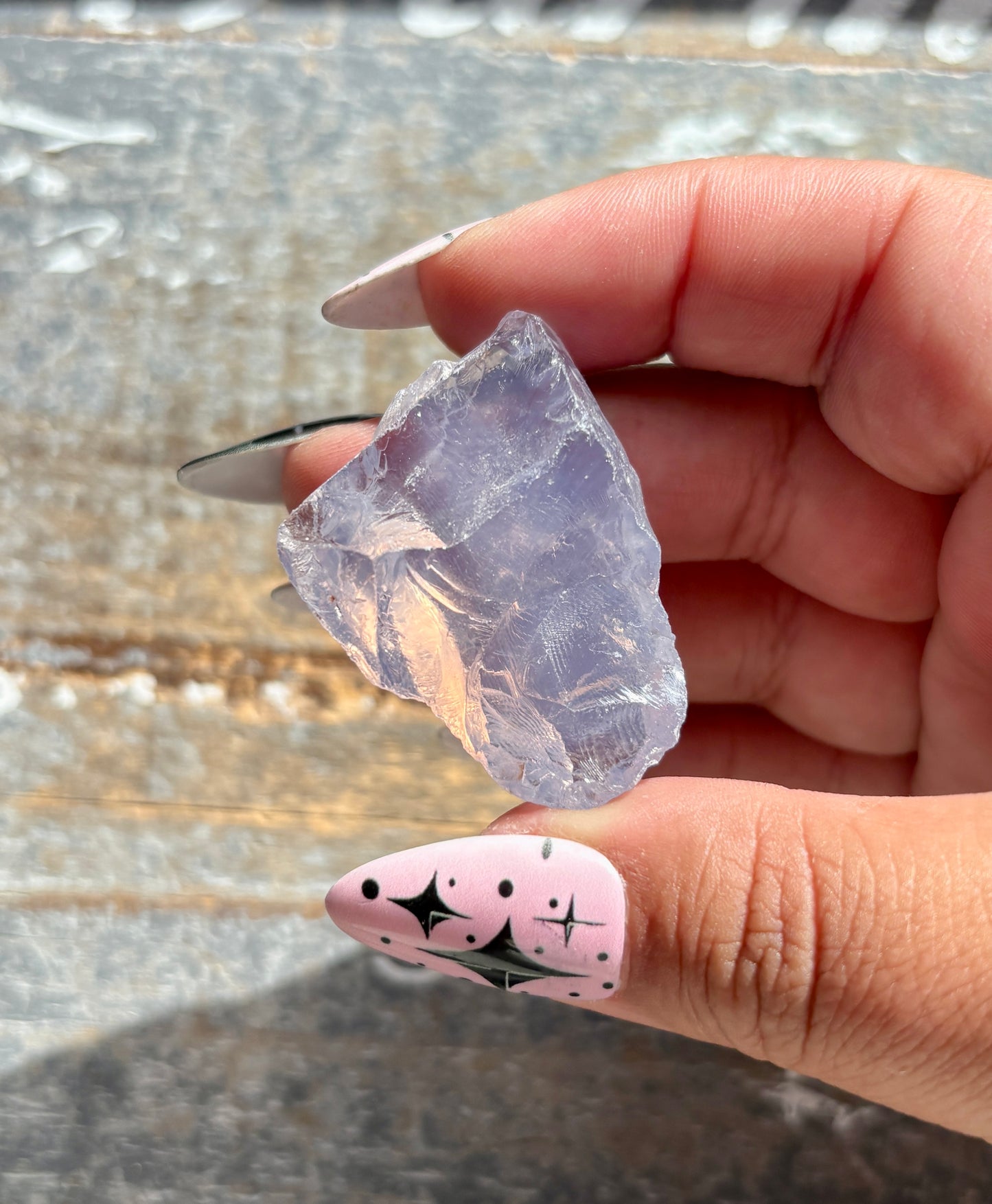 Gorgeous Raw Lavender Moon Quartz (Color Enhanced) from Brazil *Tucson Exclusive*