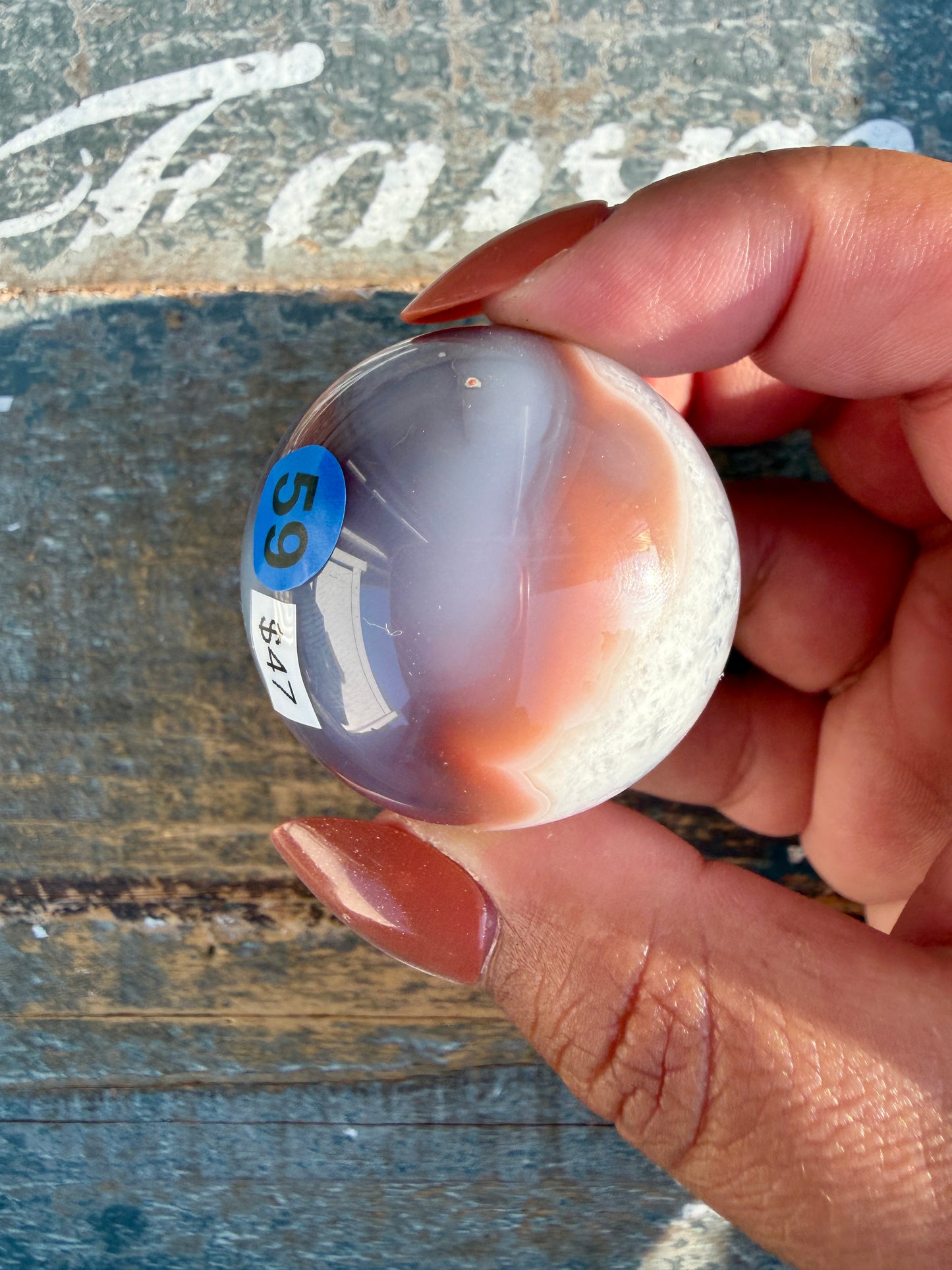 Gorgeous Swazi Agate Sphere | Opt 59