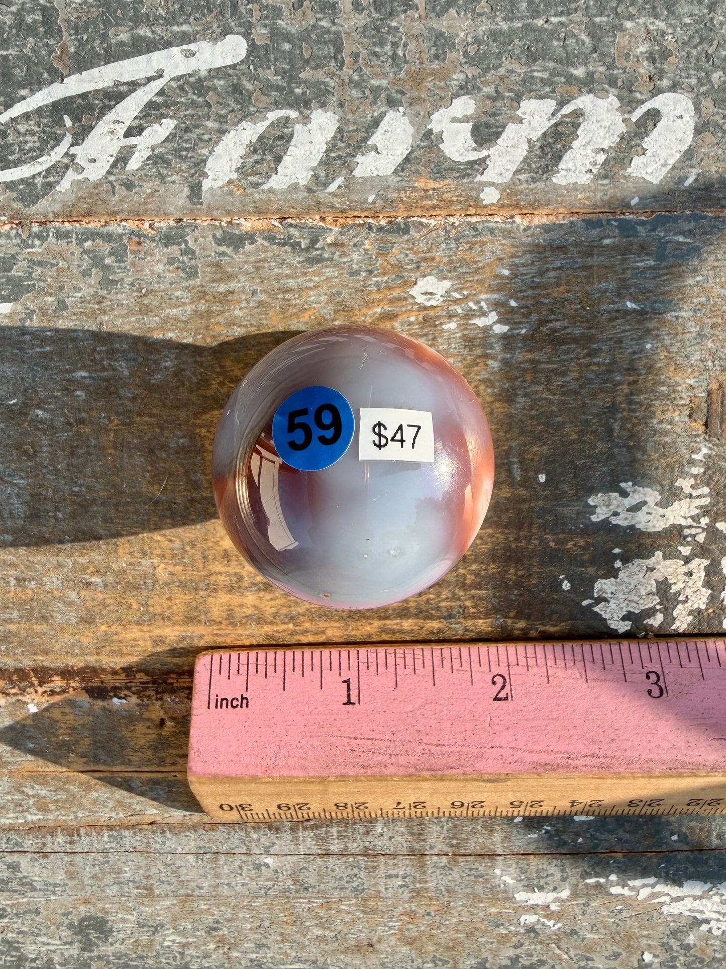 Gorgeous Swazi Agate Sphere | Opt 59