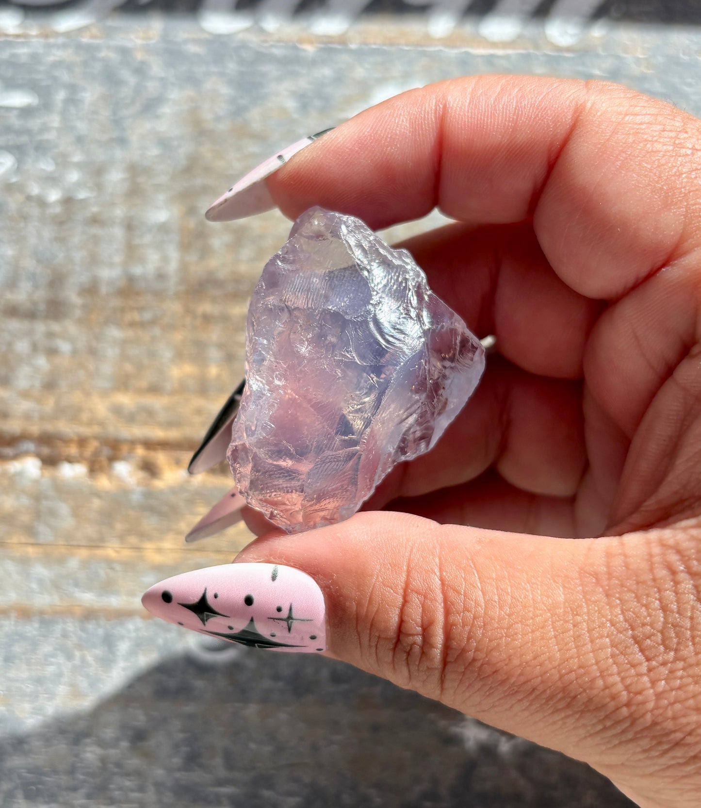 Gorgeous Raw Lavender Moon Quartz (Color Enhanced) from Brazil *Tucson Exclusive*