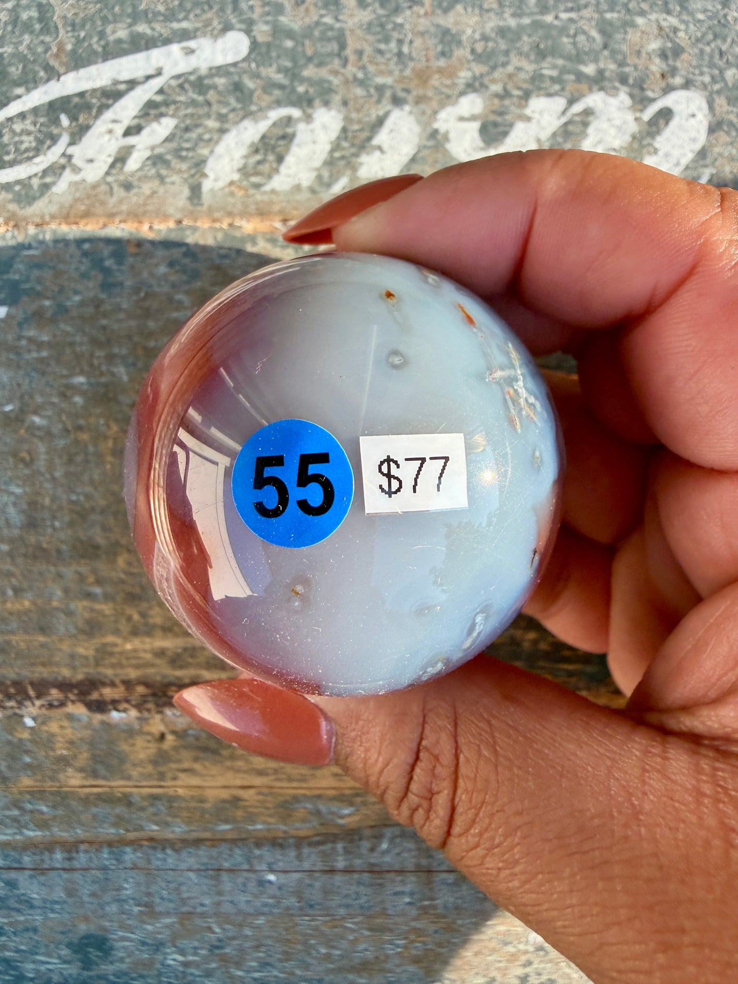 Gorgeous Swazi Agate Sphere | Opt 55