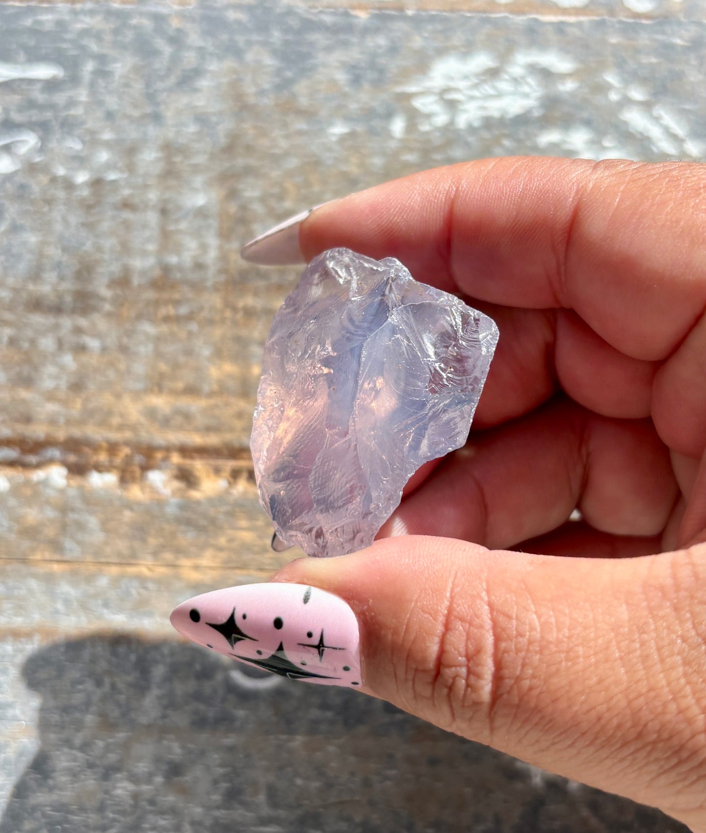 Gorgeous Raw Lavender Moon Quartz (Color Enhanced) from Brazil *Tucson Exclusive*