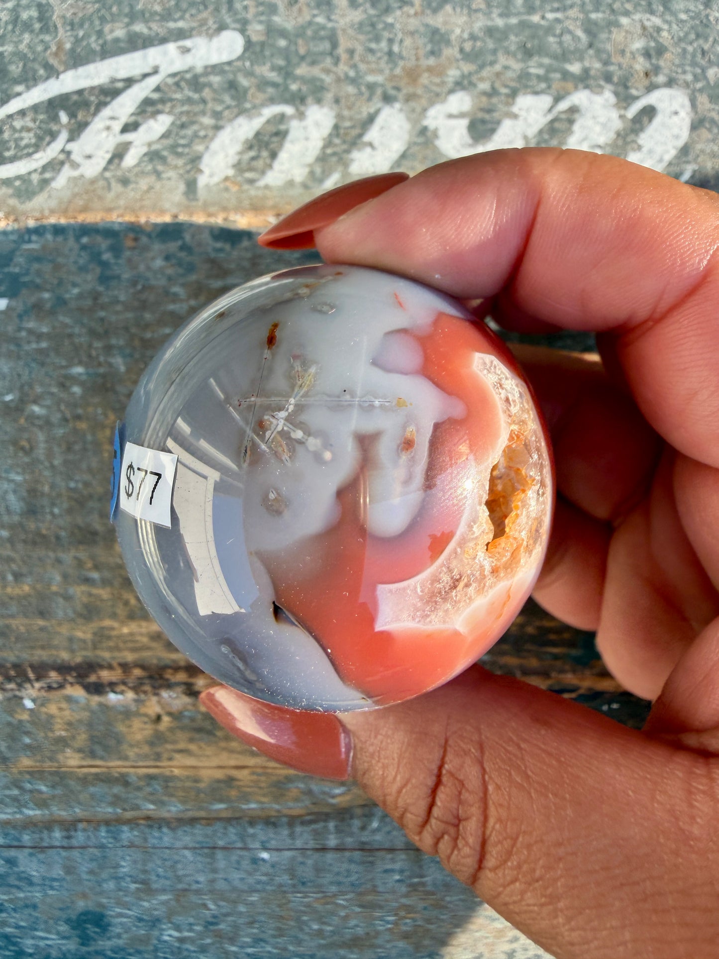 Gorgeous Swazi Agate Sphere | Opt 55