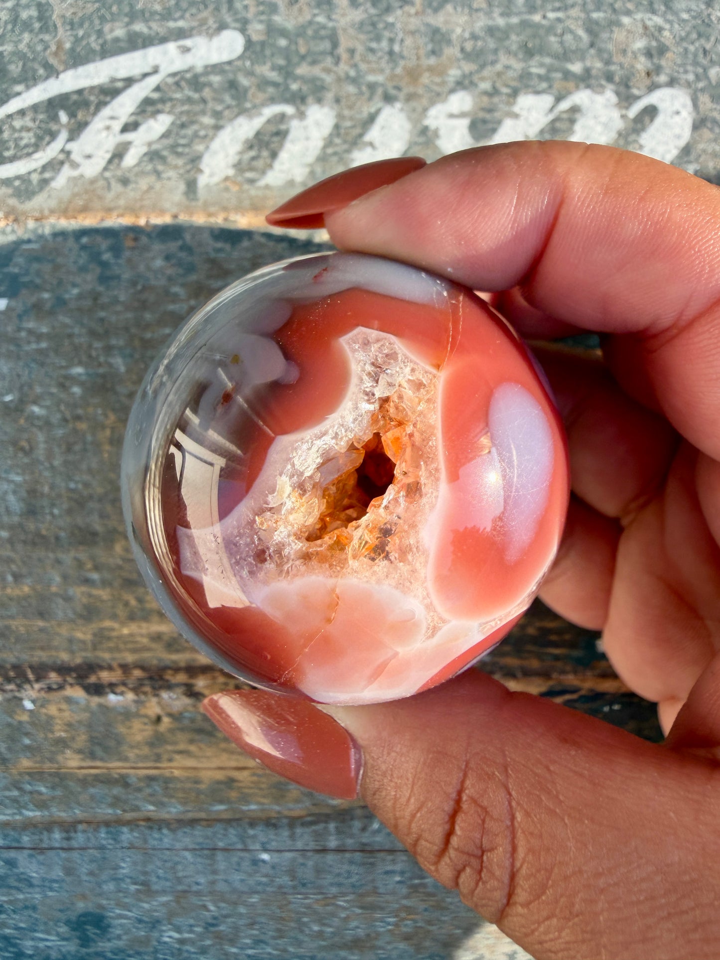 Gorgeous Swazi Agate Sphere | Opt 55