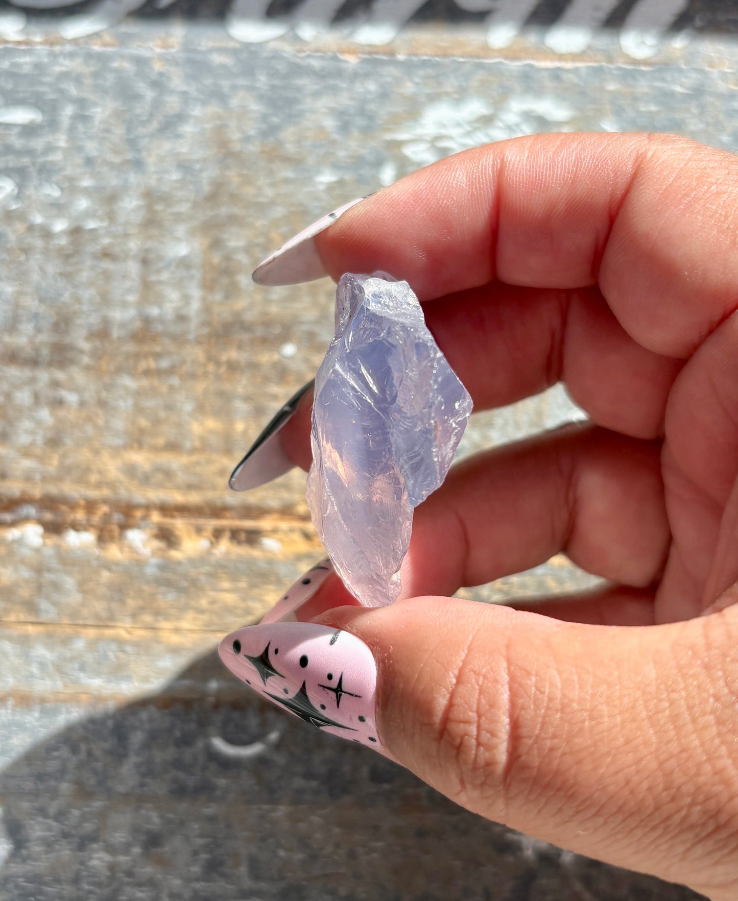 Gorgeous Raw Lavender Moon Quartz (Color Enhanced) from Brazil *Tucson Exclusive*