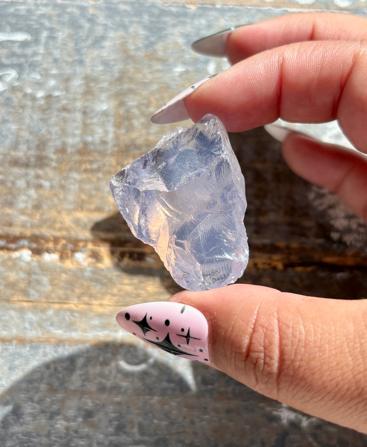 Gorgeous Raw Lavender Moon Quartz (Color Enhanced) from Brazil *Tucson Exclusive*