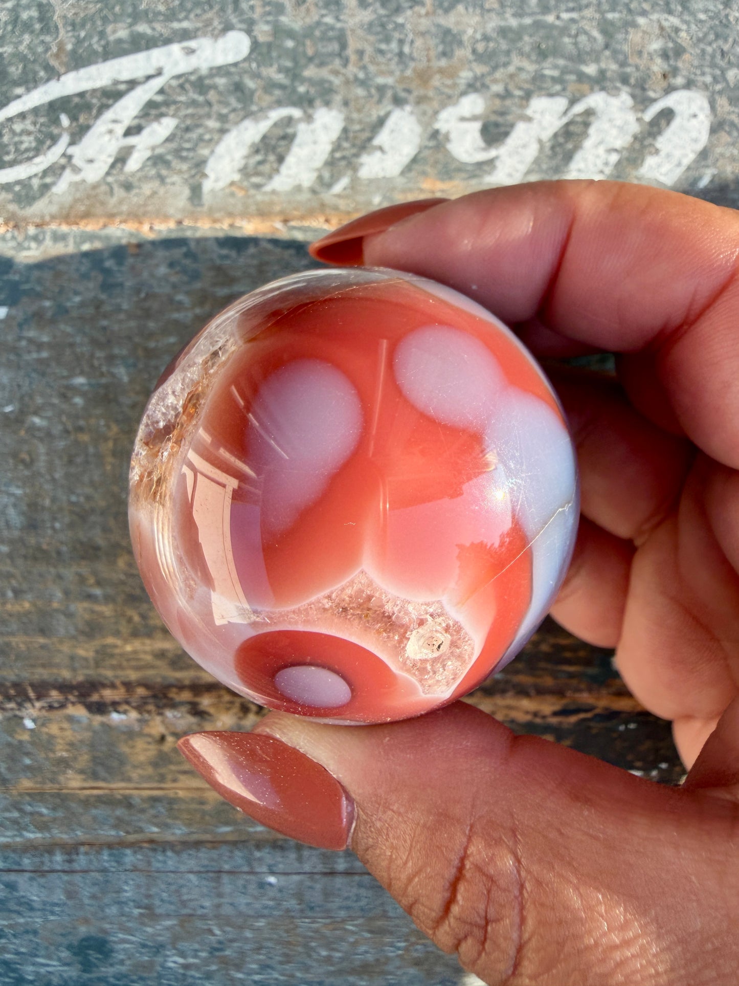 Gorgeous Swazi Agate Sphere | Opt 55