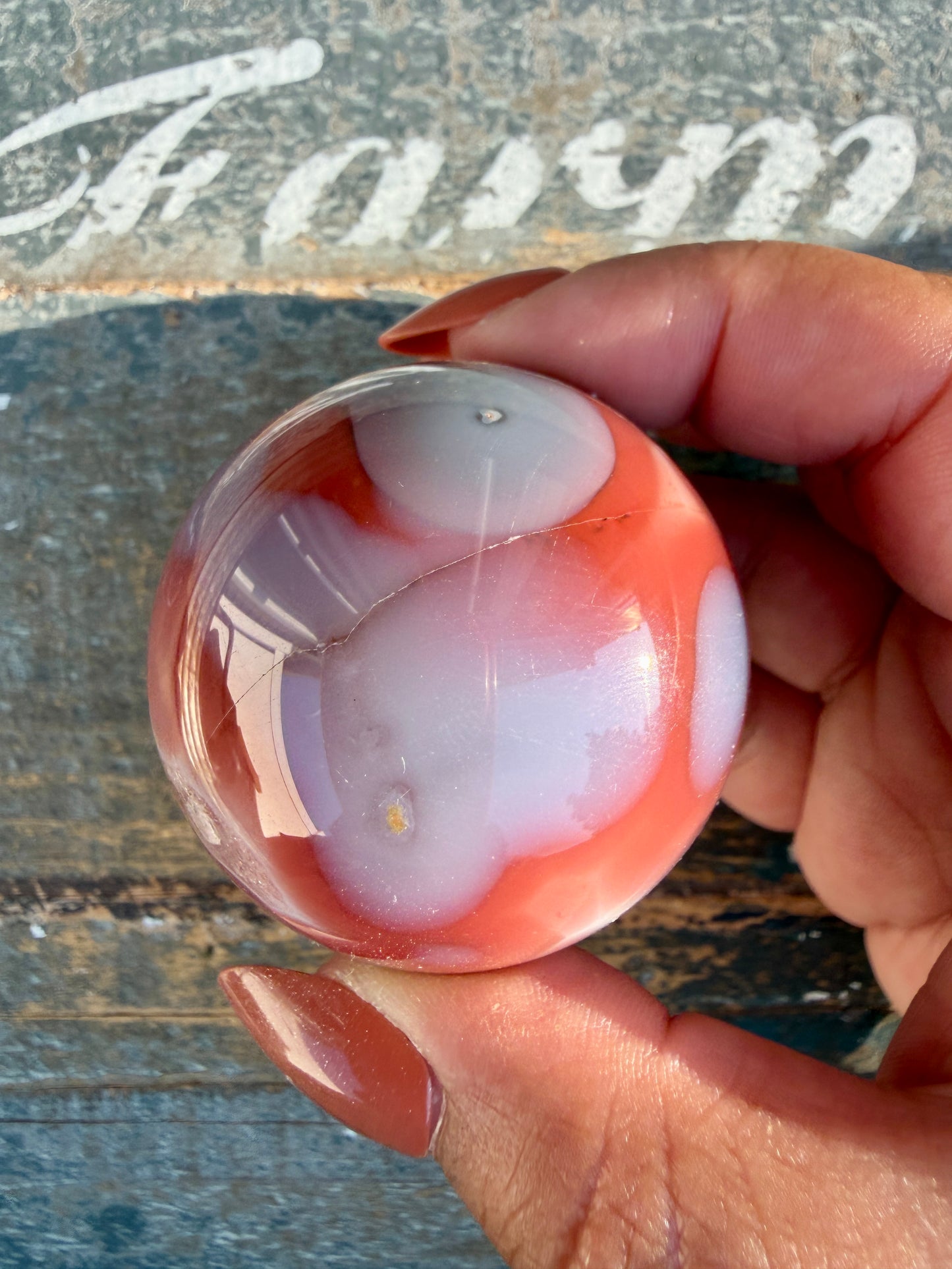 Gorgeous Swazi Agate Sphere | Opt 55