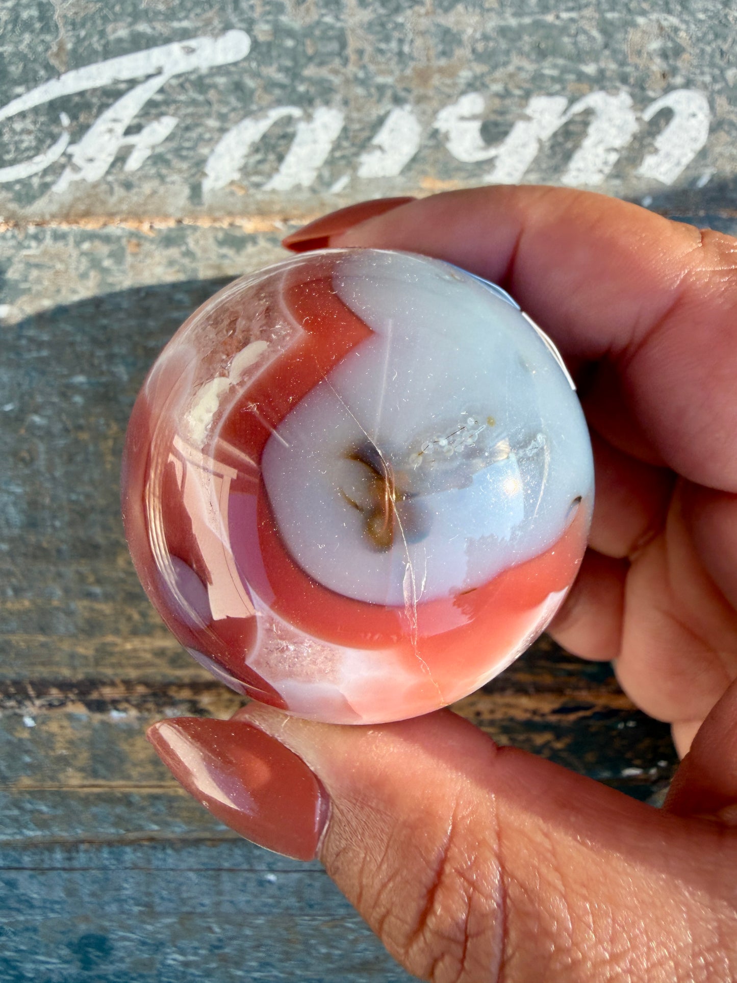 Gorgeous Swazi Agate Sphere | Opt 55