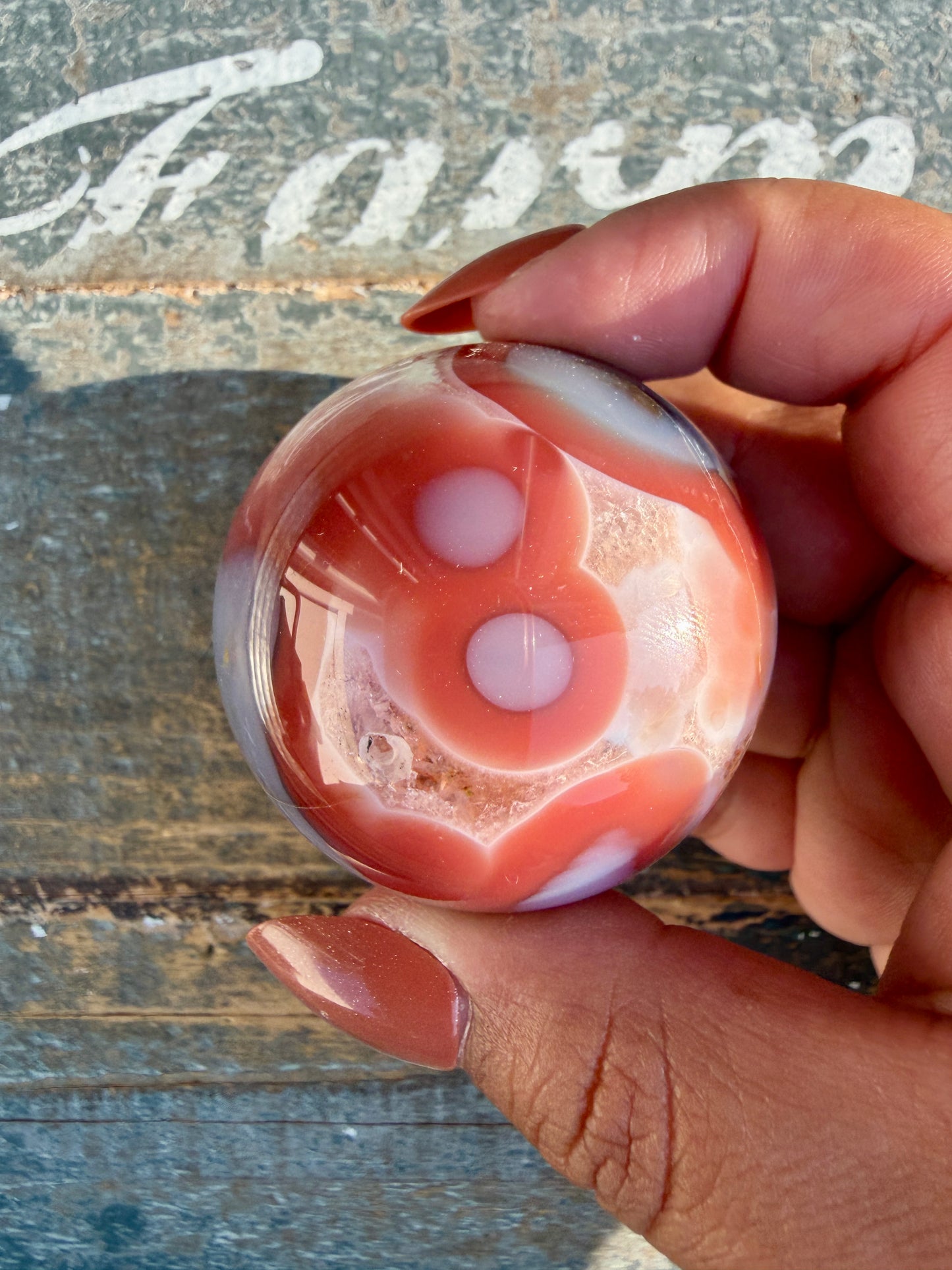 Gorgeous Swazi Agate Sphere | Opt 55