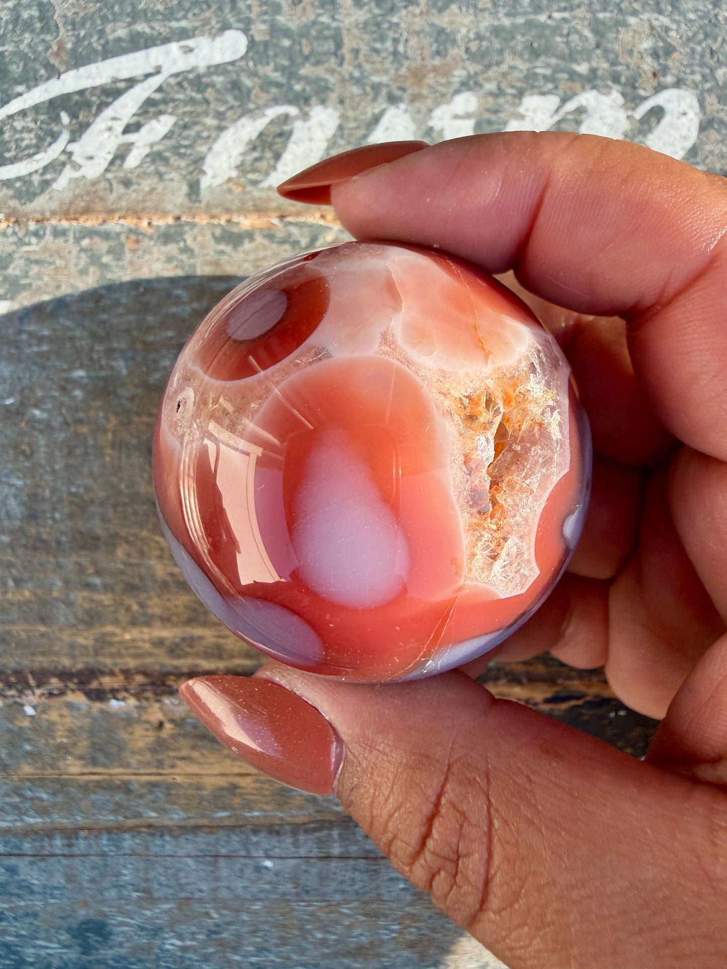Gorgeous Swazi Agate Sphere | Opt 55