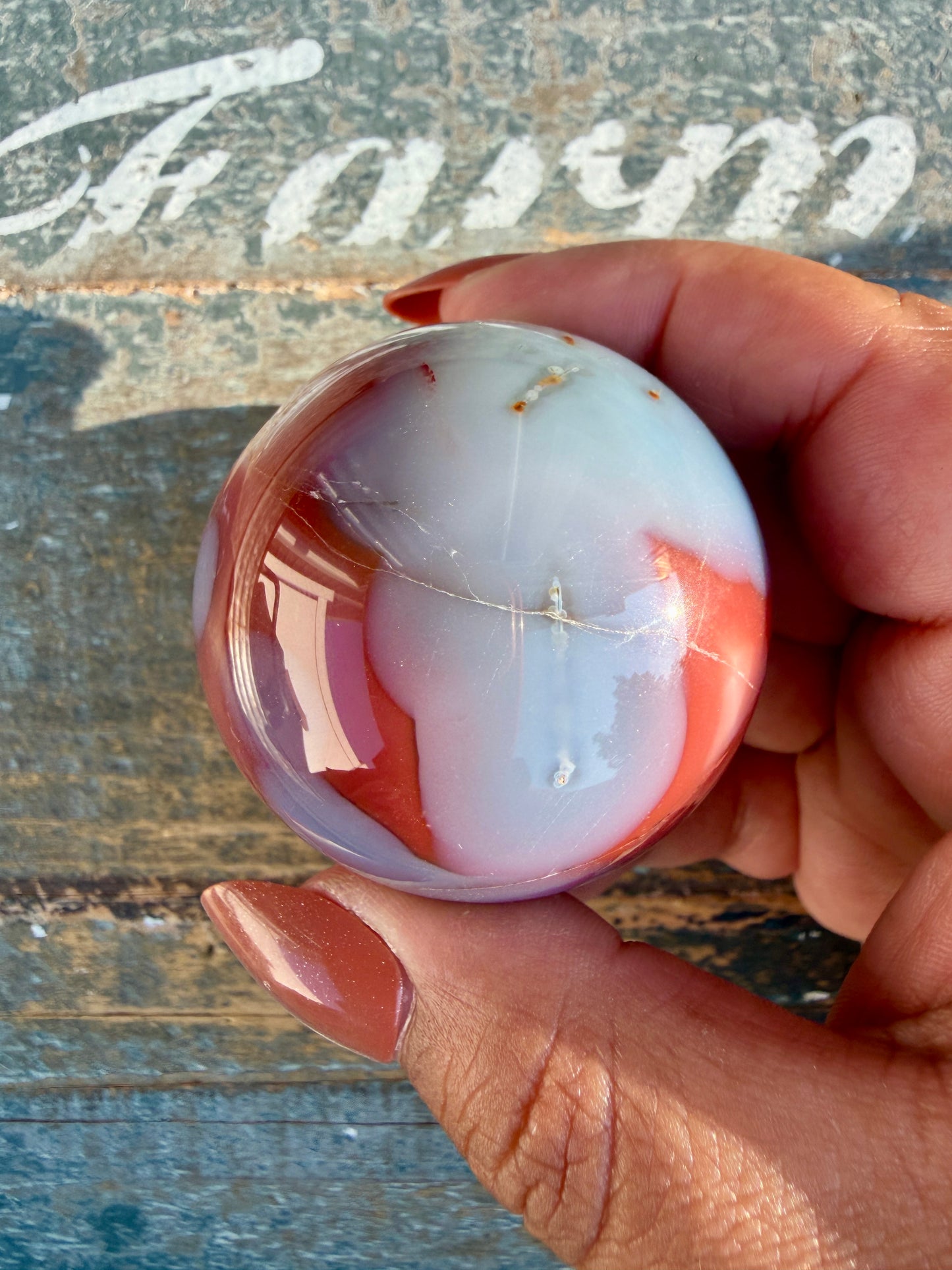 Gorgeous Swazi Agate Sphere | Opt 55