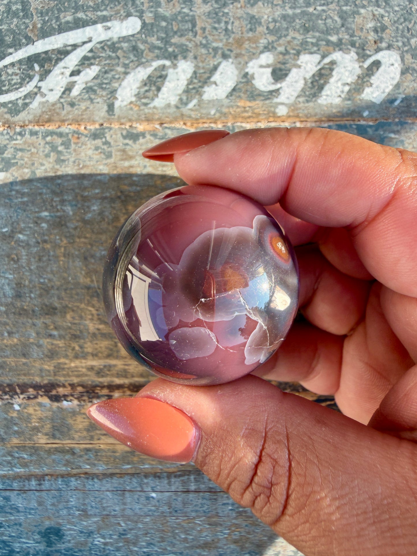 Gorgeous Swazi Agate Sphere | Opt 60
