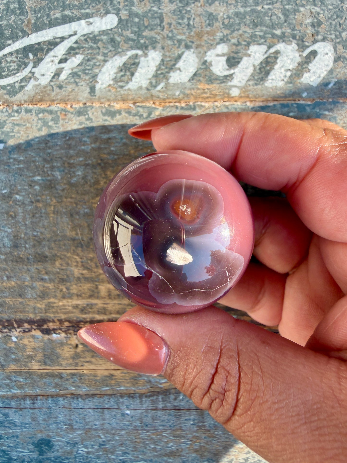 Gorgeous Swazi Agate Sphere | Opt 60