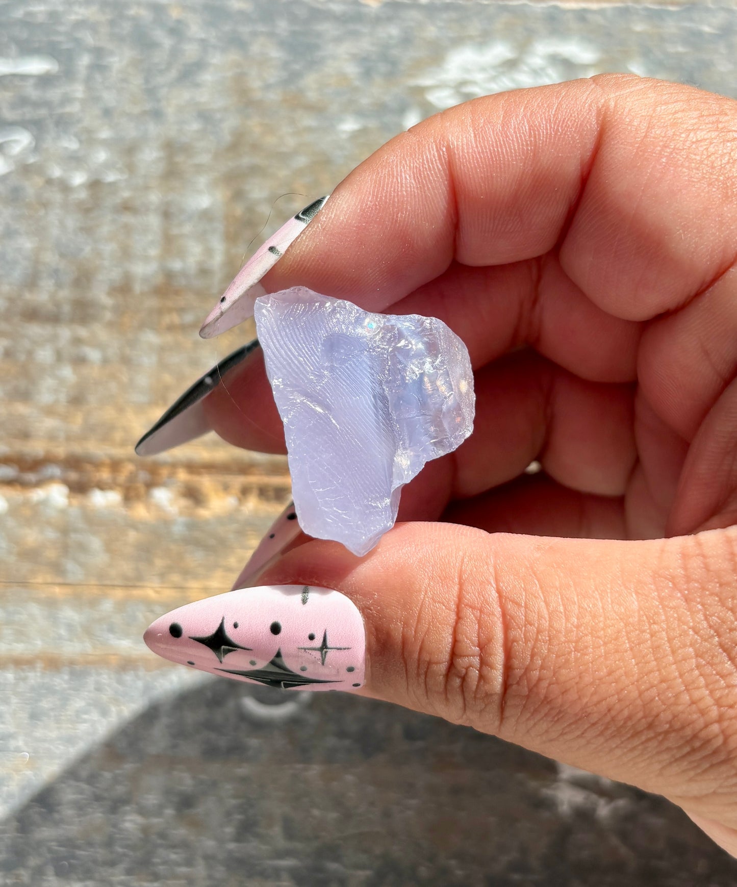 Gorgeous Raw Lavender Moon Quartz (Color Enhanced) from Brazil *Tucson Exclusive*