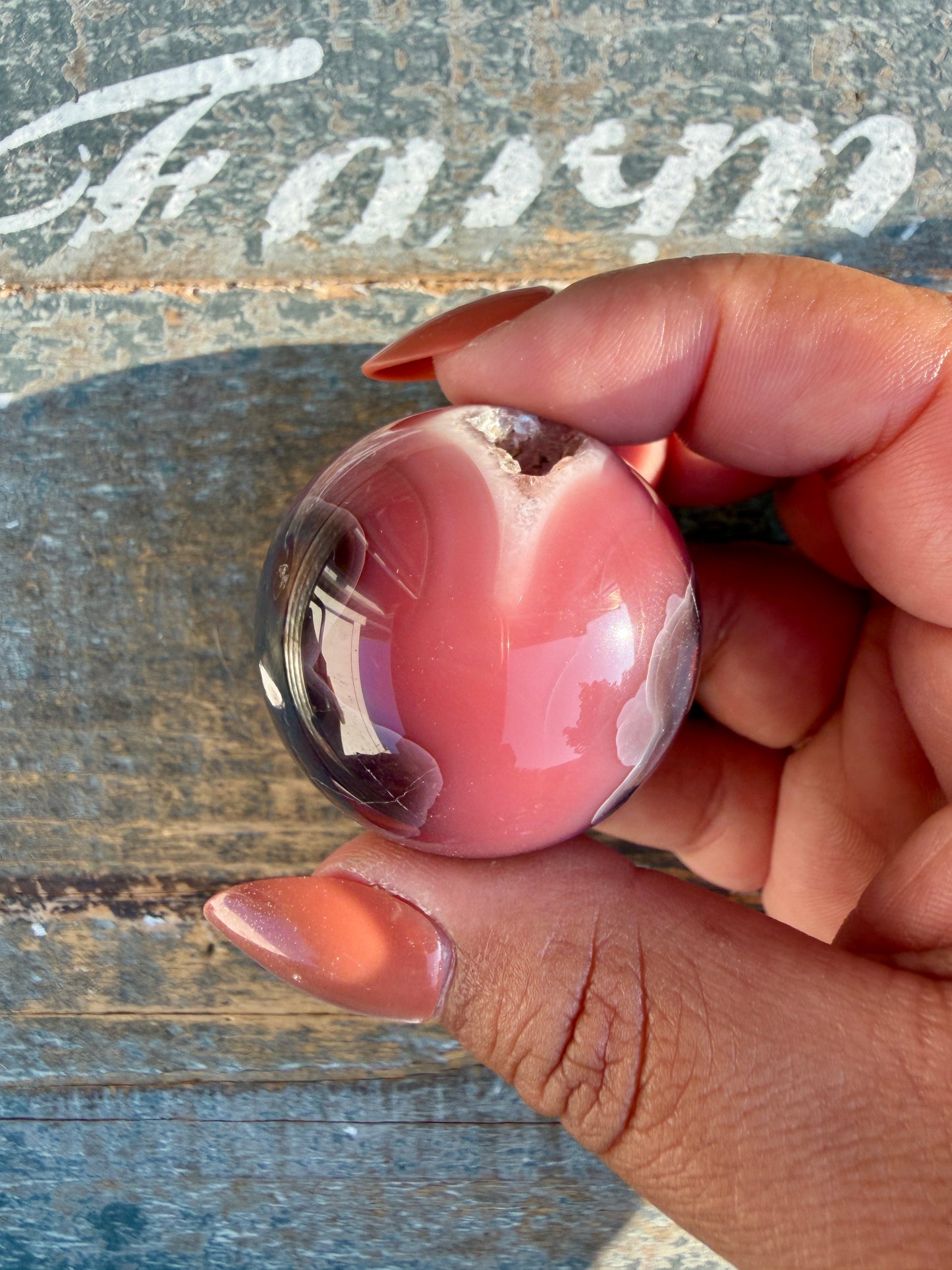 Gorgeous Swazi Agate Sphere | Opt 60