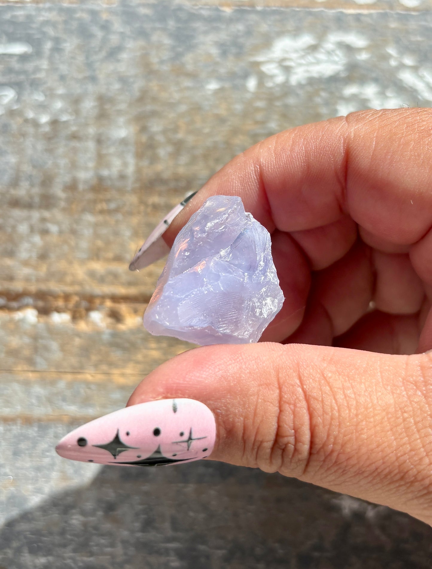 Gorgeous Raw Lavender Moon Quartz (Color Enhanced) from Brazil *Tucson Exclusive*