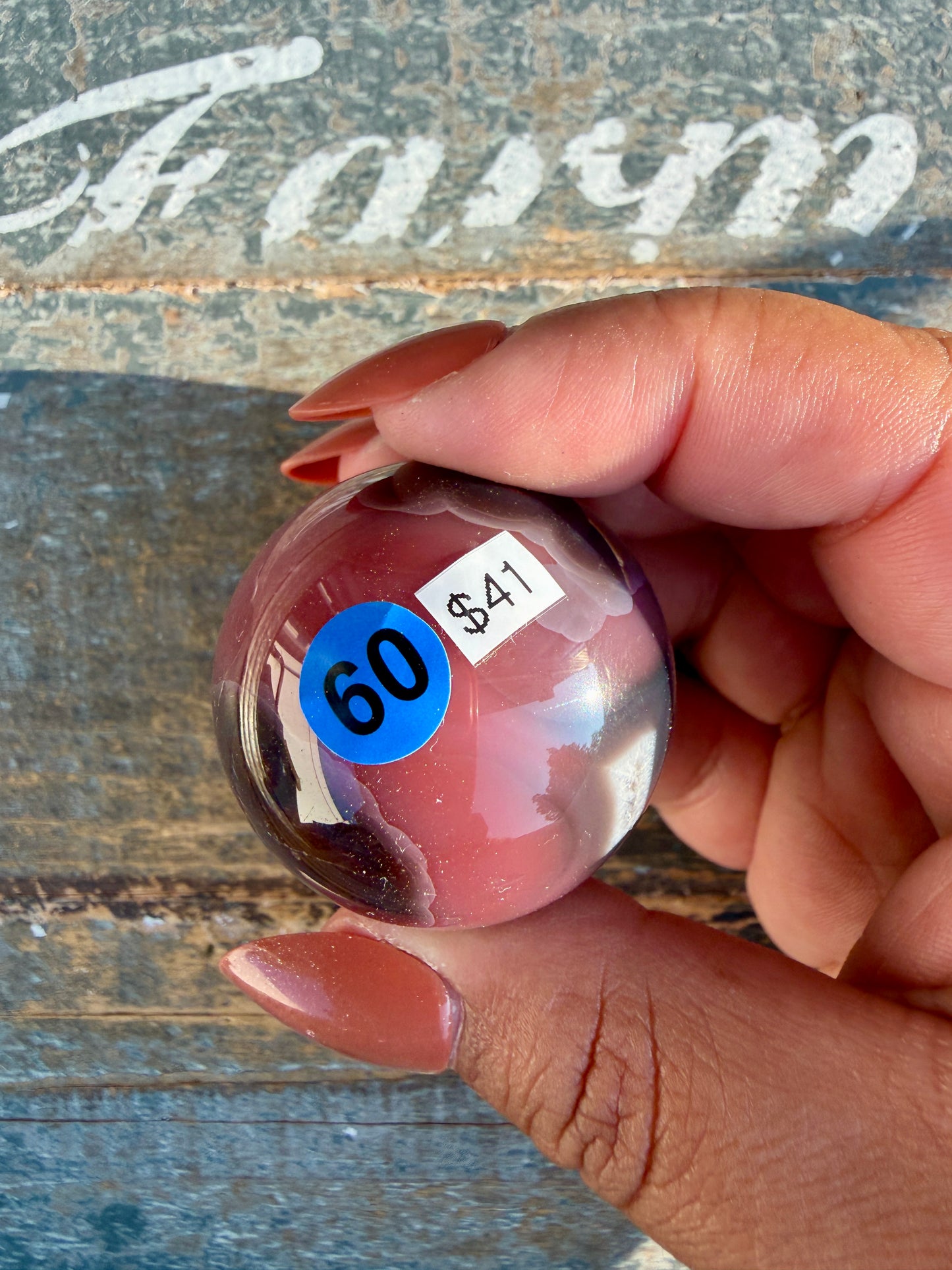 Gorgeous Swazi Agate Sphere | Opt 60