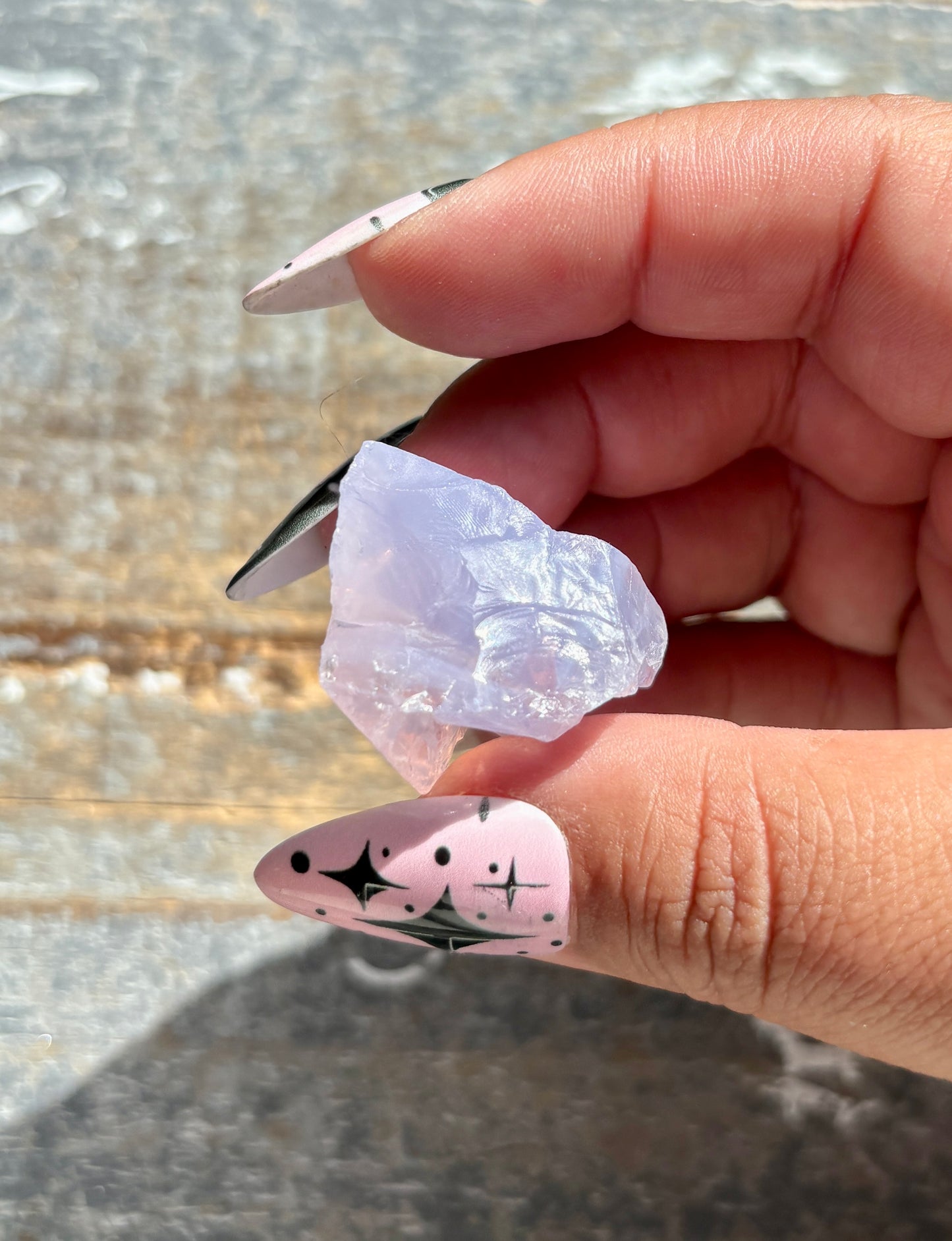 Gorgeous Raw Lavender Moon Quartz (Color Enhanced) from Brazil *Tucson Exclusive*