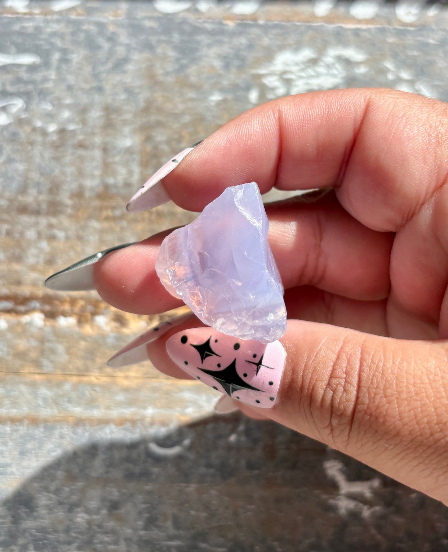 Gorgeous Raw Lavender Moon Quartz (Color Enhanced) from Brazil *Tucson Exclusive*