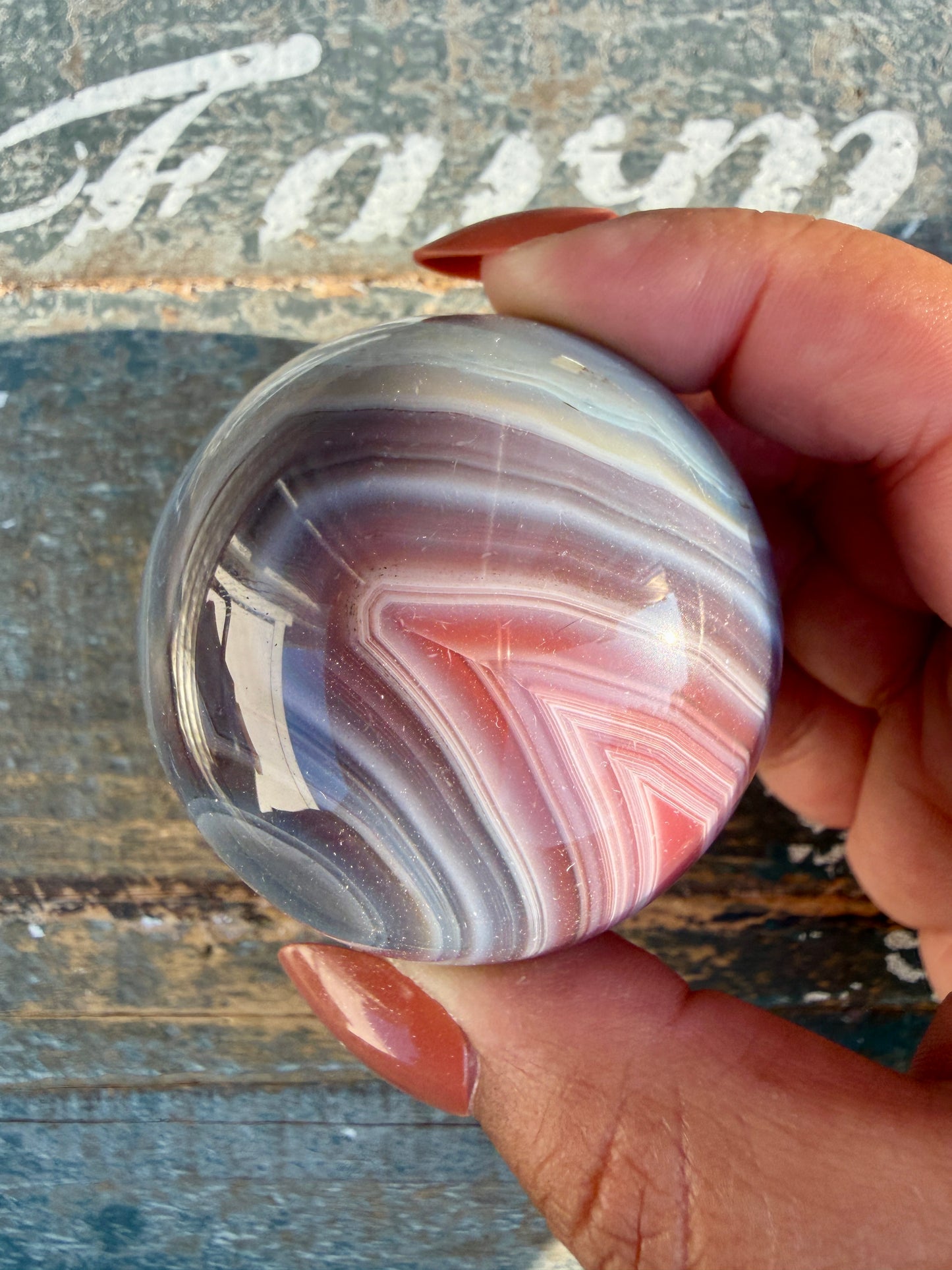 Gorgeous Swazi Agate Sphere | Opt 65