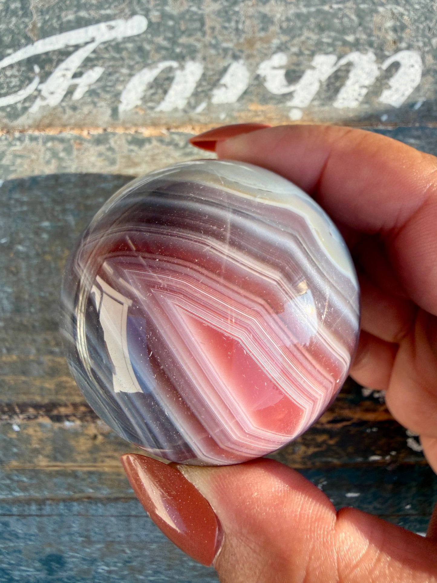 Gorgeous Swazi Agate Sphere | Opt 65