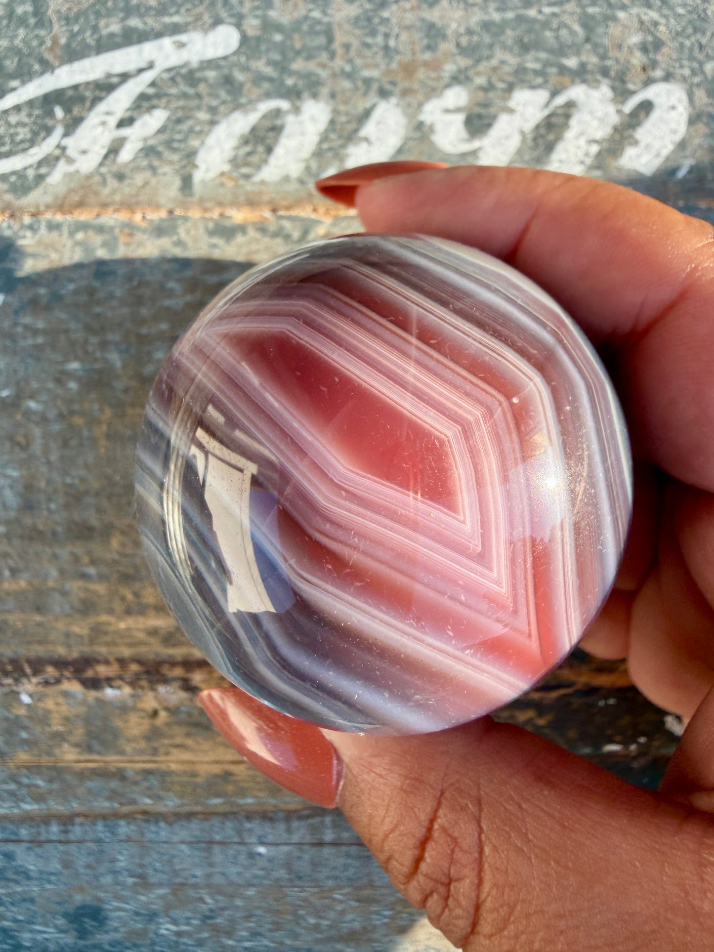 Gorgeous Swazi Agate Sphere | Opt 65