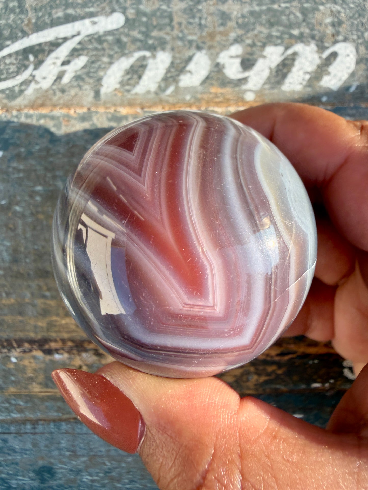 Gorgeous Swazi Agate Sphere | Opt 65