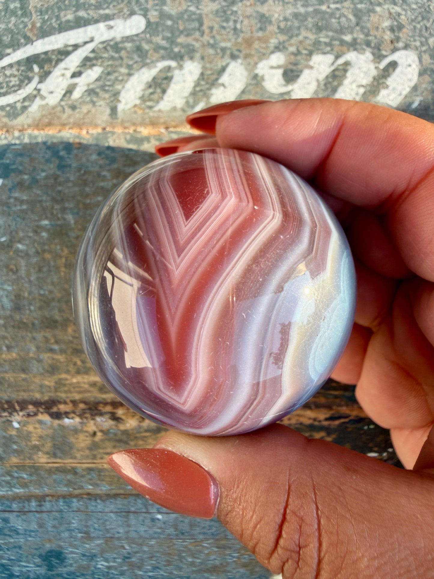 Gorgeous Swazi Agate Sphere | Opt 65