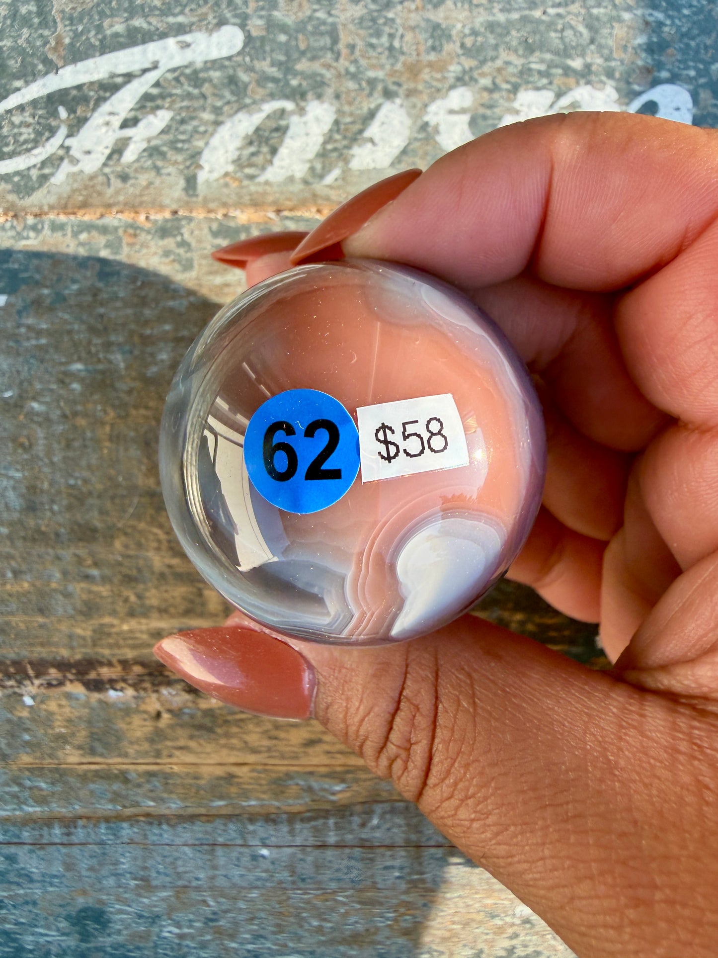 Gorgeous Swazi Agate Sphere | Opt 62