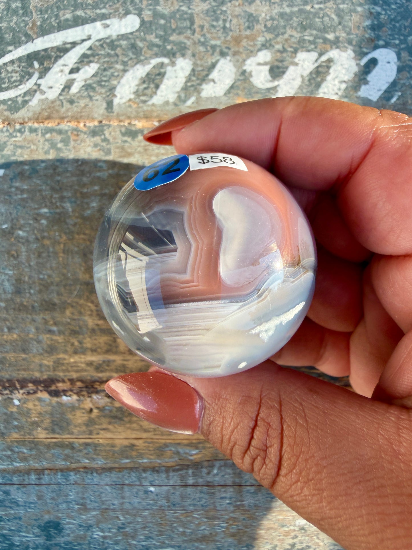 Gorgeous Swazi Agate Sphere | Opt 62