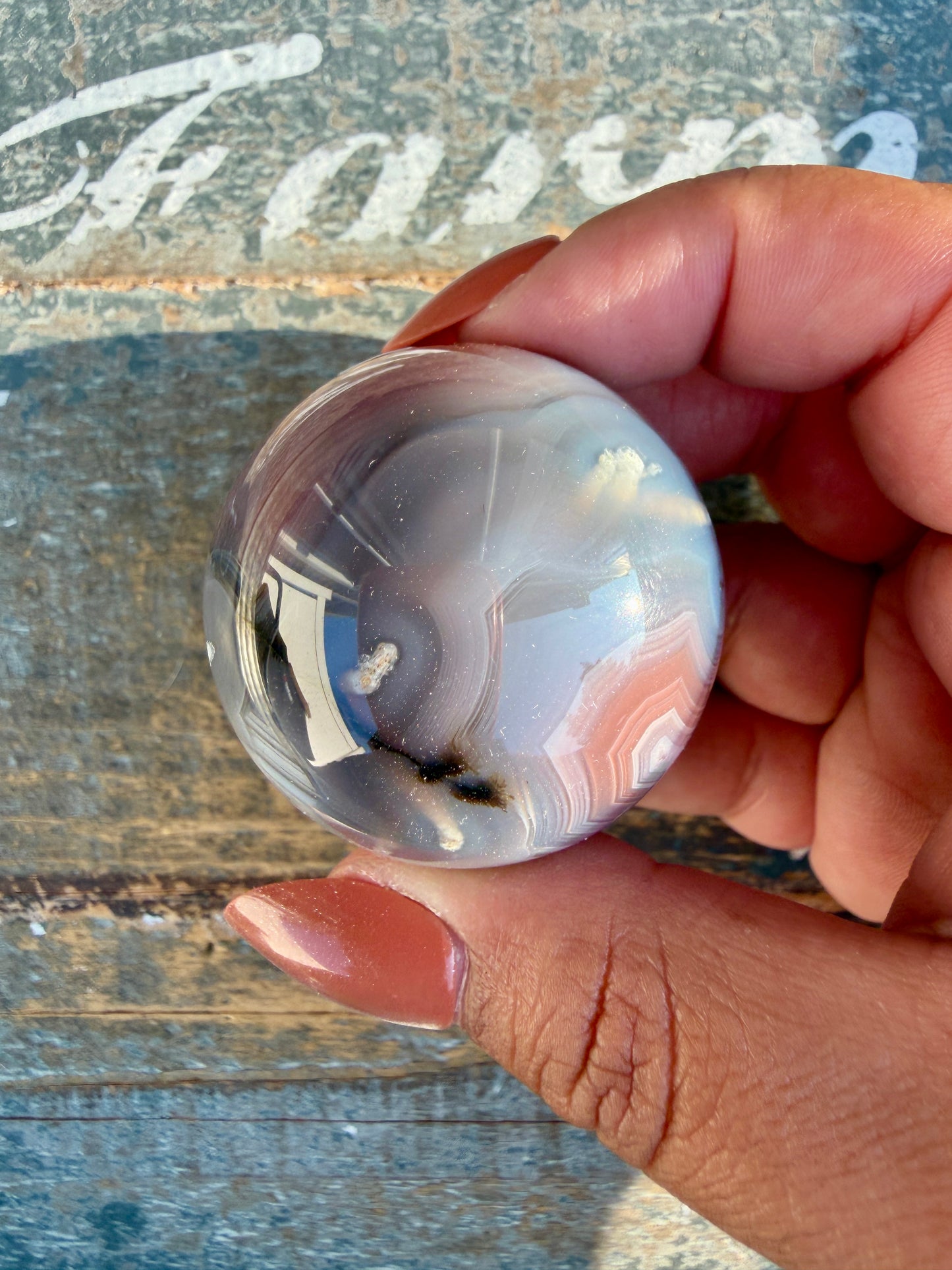 Gorgeous Swazi Agate Sphere | Opt 62