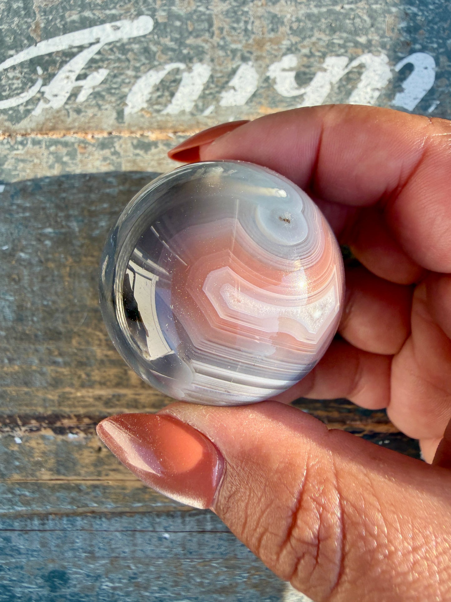 Gorgeous Swazi Agate Sphere | Opt 62