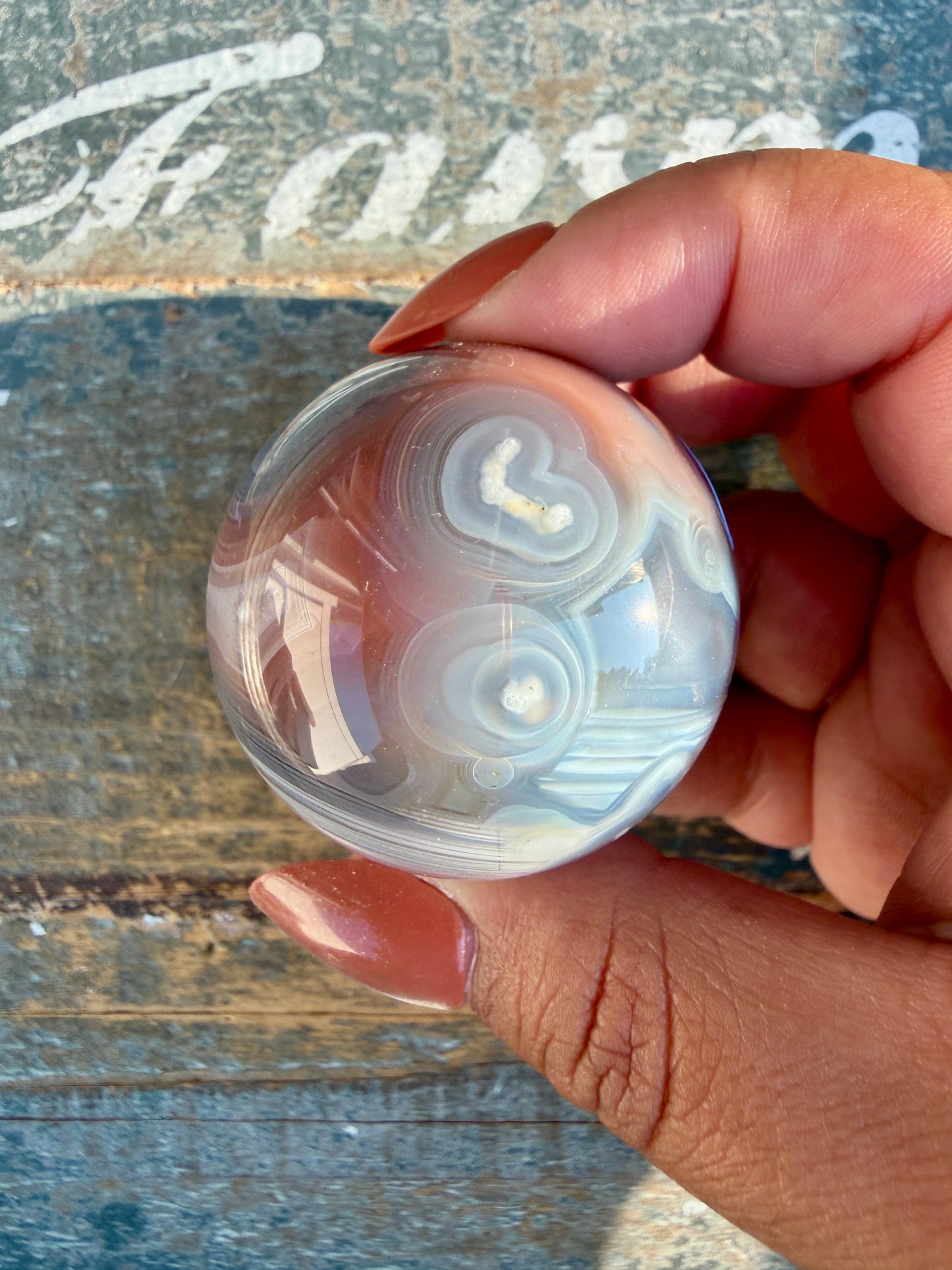 Gorgeous Swazi Agate Sphere | Opt 62