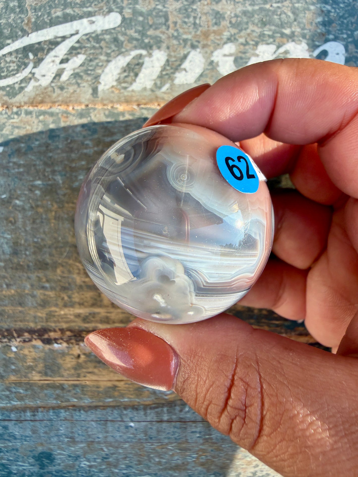 Gorgeous Swazi Agate Sphere | Opt 62