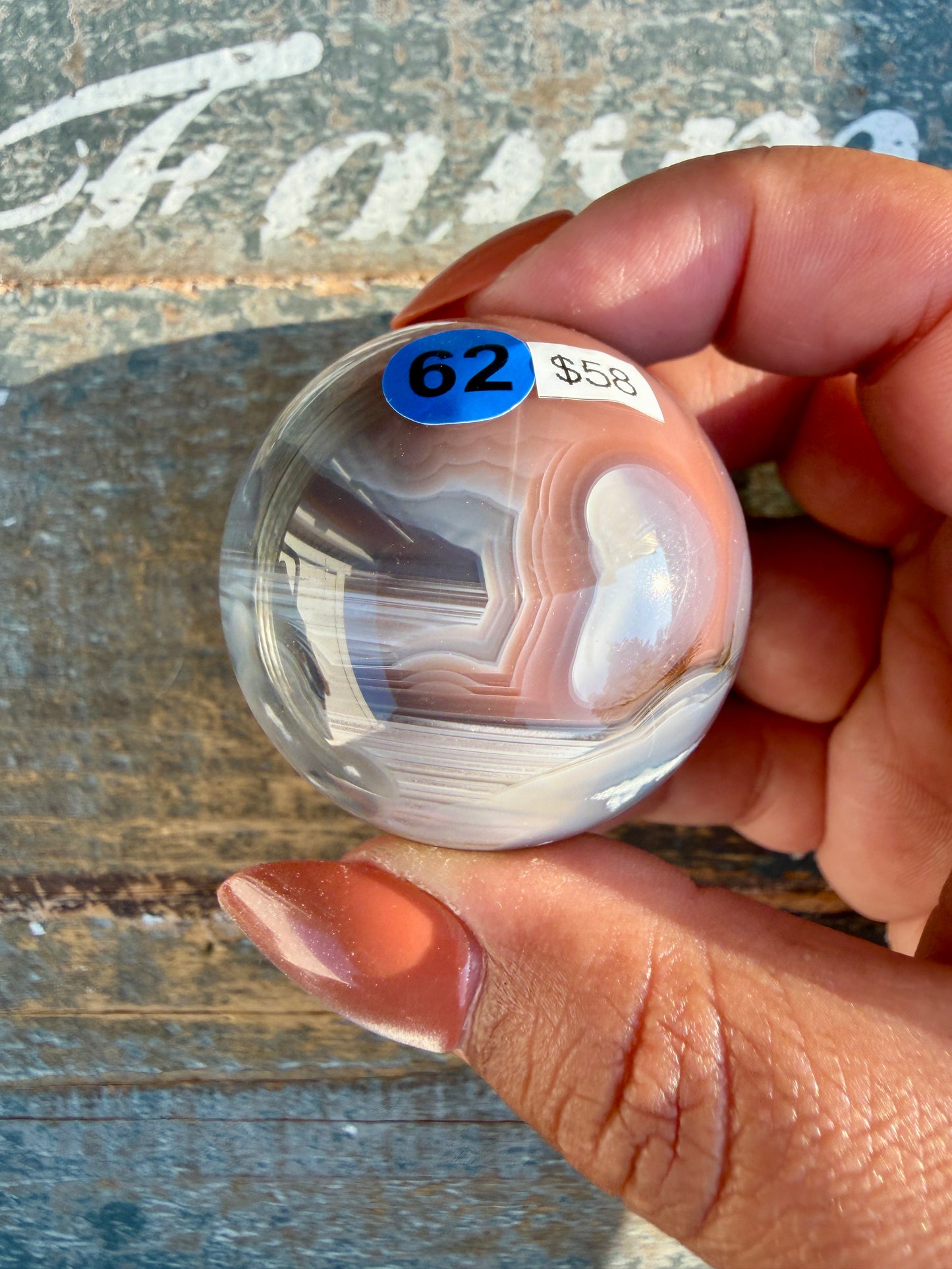 Gorgeous Swazi Agate Sphere | Opt 62