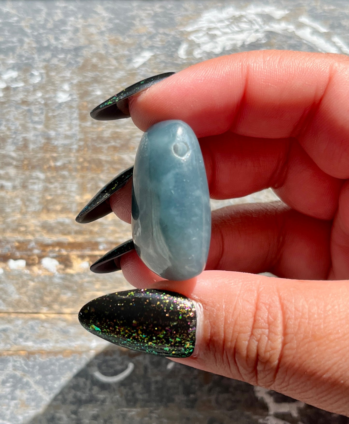 Gorgeous Guatemalan Jade Hand Carved Large Polished Bead  *Tucson Gem Show Exclusive*