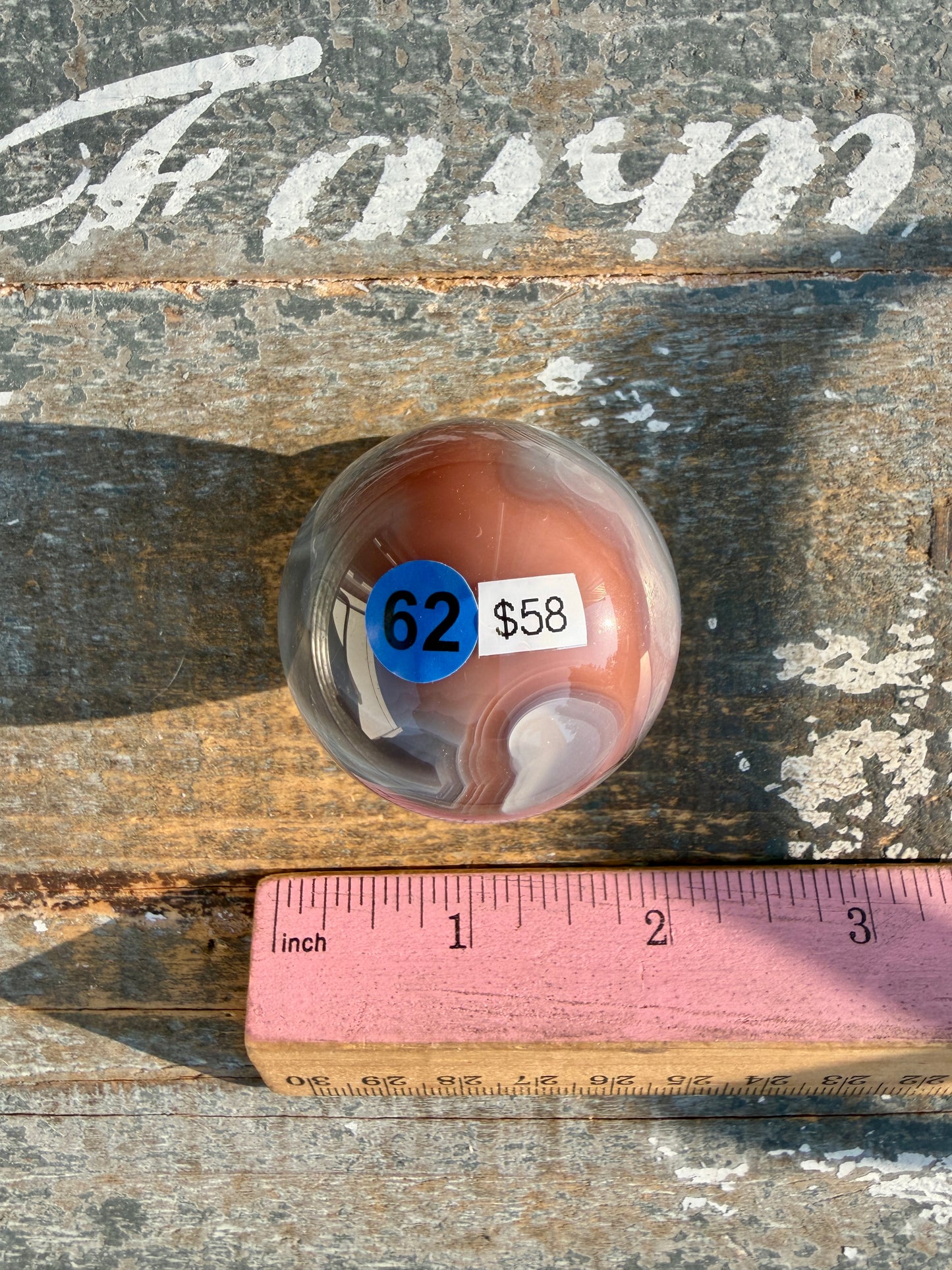 Gorgeous Swazi Agate Sphere | Opt 62